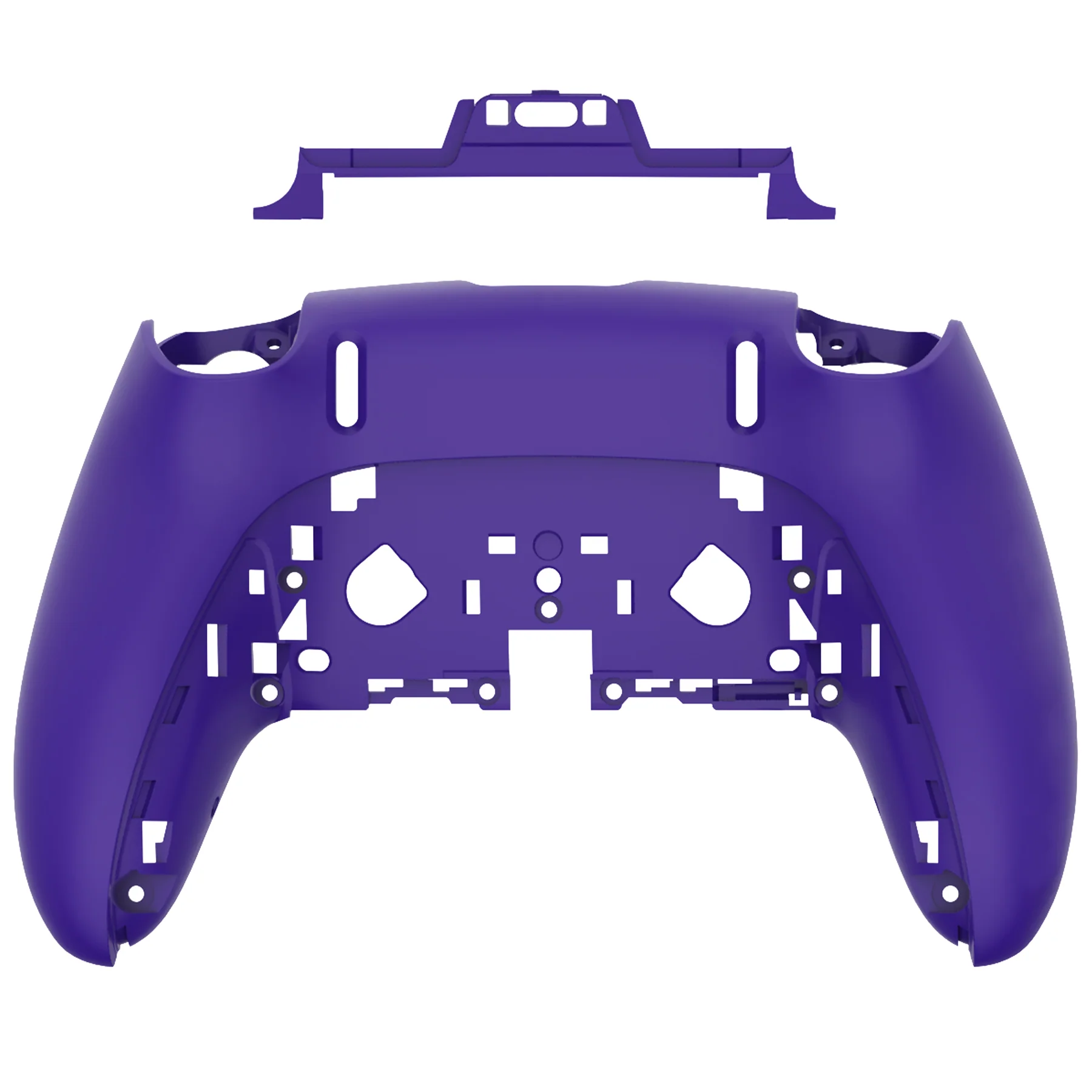 eXtremeRate Replacement Back Housing Bottom Shell Compatible with PS5 Edge Controller - Purple - Image 5