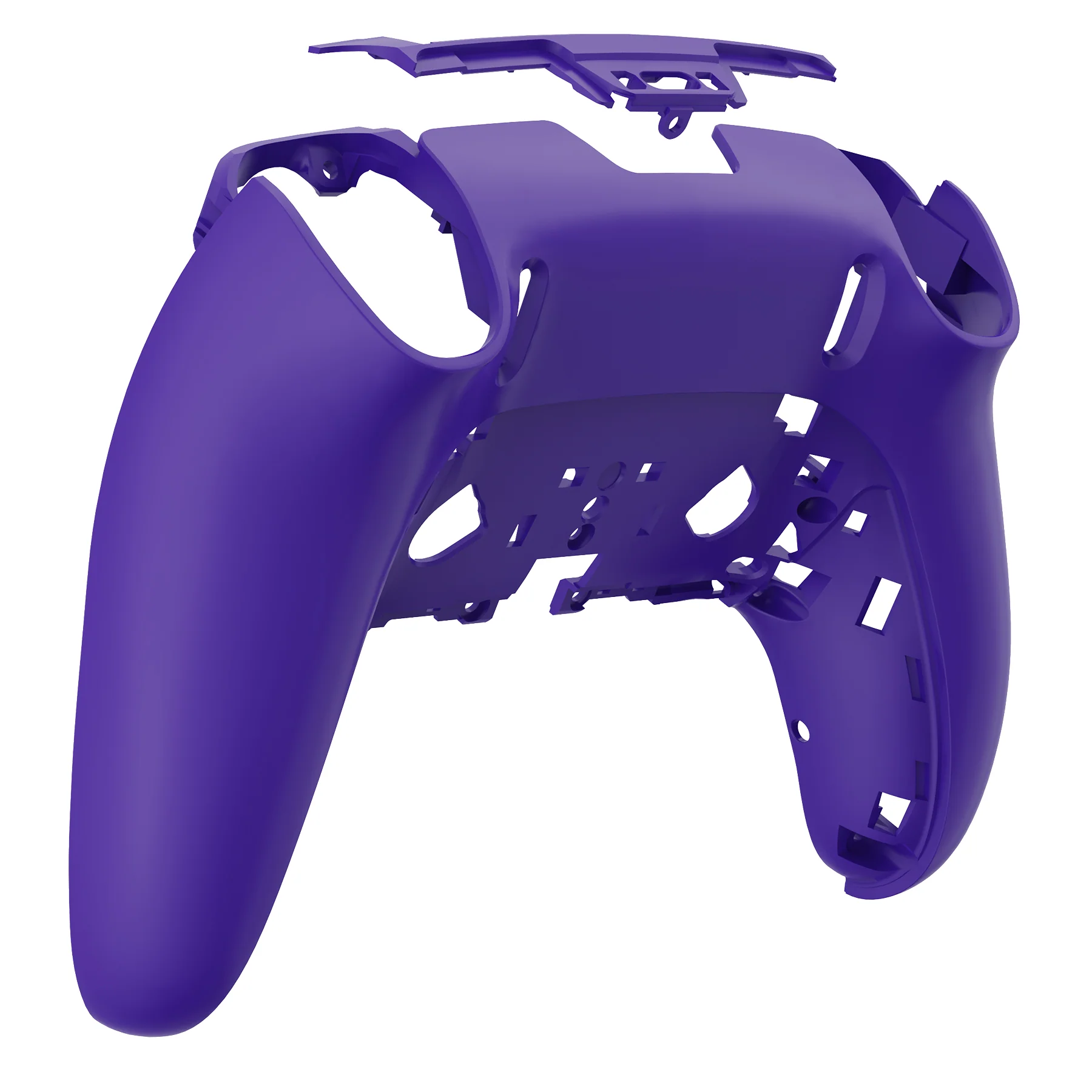 eXtremeRate Replacement Back Housing Bottom Shell Compatible with PS5 Edge Controller - Purple - Image 6