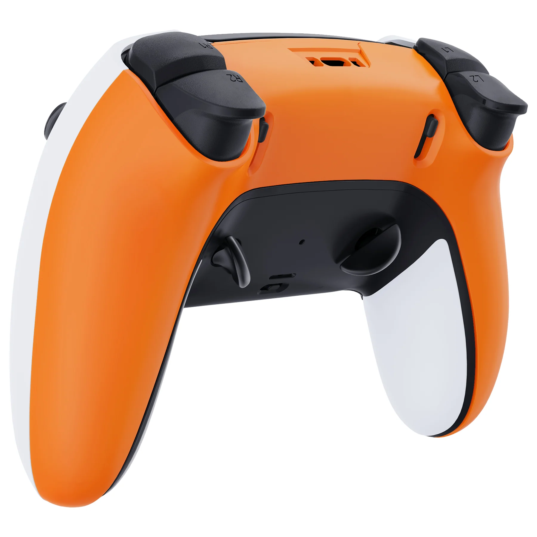 eXtremeRate Replacement Back Housing Bottom Shell Compatible with PS5 Edge Controller - Royal Orange - Image 3
