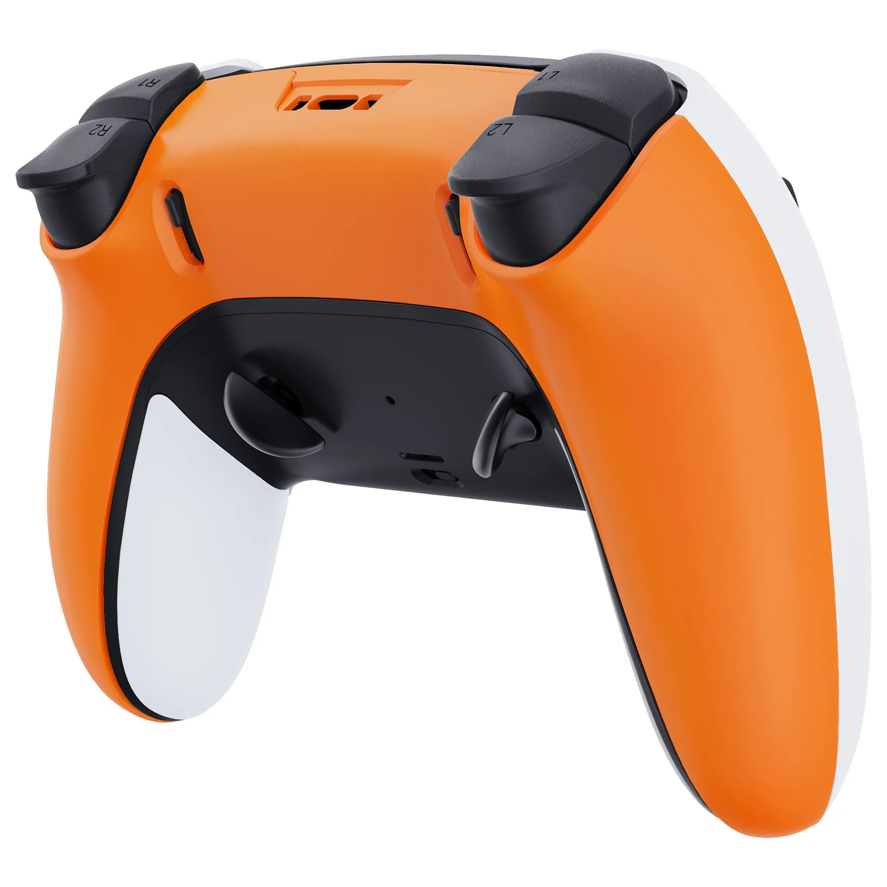 eXtremeRate Replacement Back Housing Bottom Shell Compatible with PS5 Edge Controller - Royal Orange - Image 4