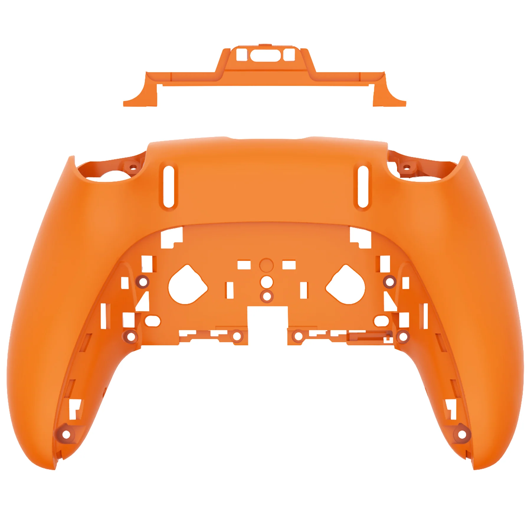 eXtremeRate Replacement Back Housing Bottom Shell Compatible with PS5 Edge Controller - Royal Orange - Image 5