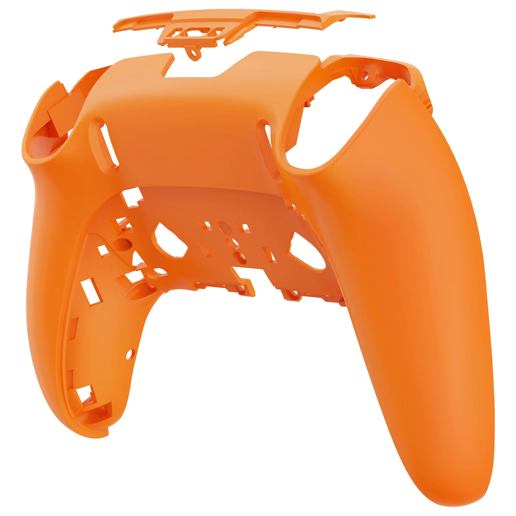 eXtremeRate Replacement Back Housing Bottom Shell Compatible with PS5 Edge Controller - Royal Orange - Image 7