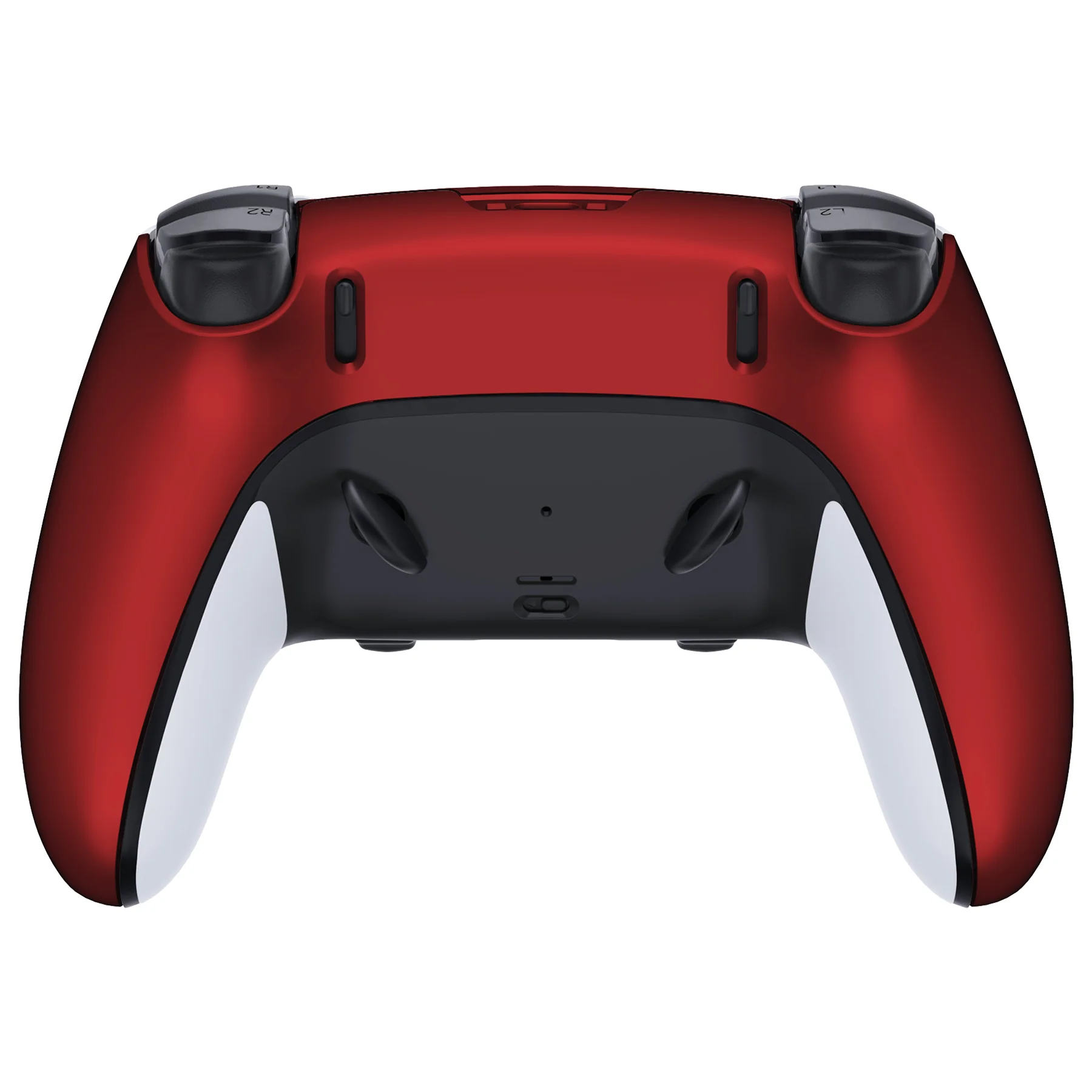eXtremeRate Replacement Back Housing Bottom Shell Compatible with PS5 Edge Controller - Scarlet Red - Image 2