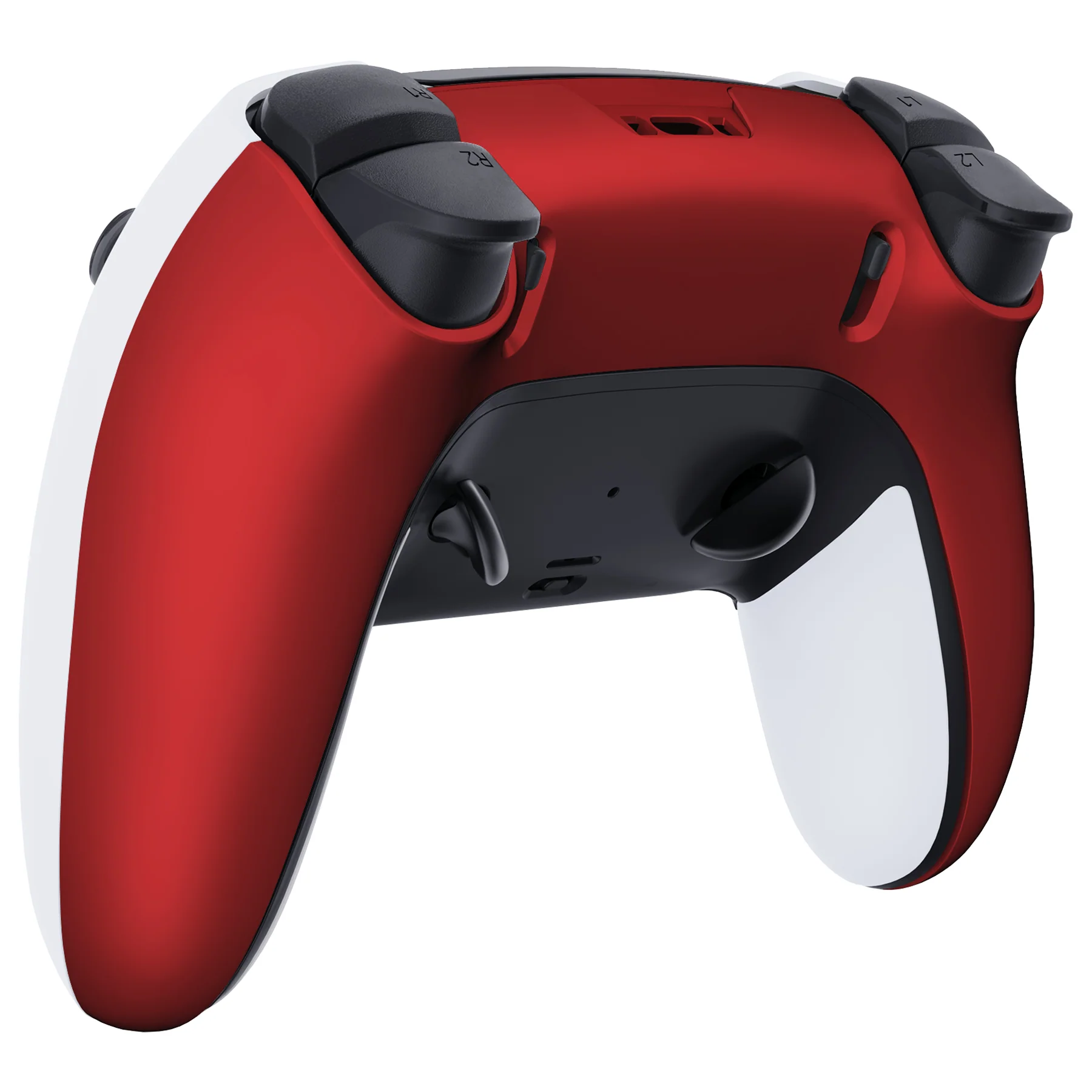 eXtremeRate Replacement Back Housing Bottom Shell Compatible with PS5 Edge Controller - Scarlet Red - Image 3