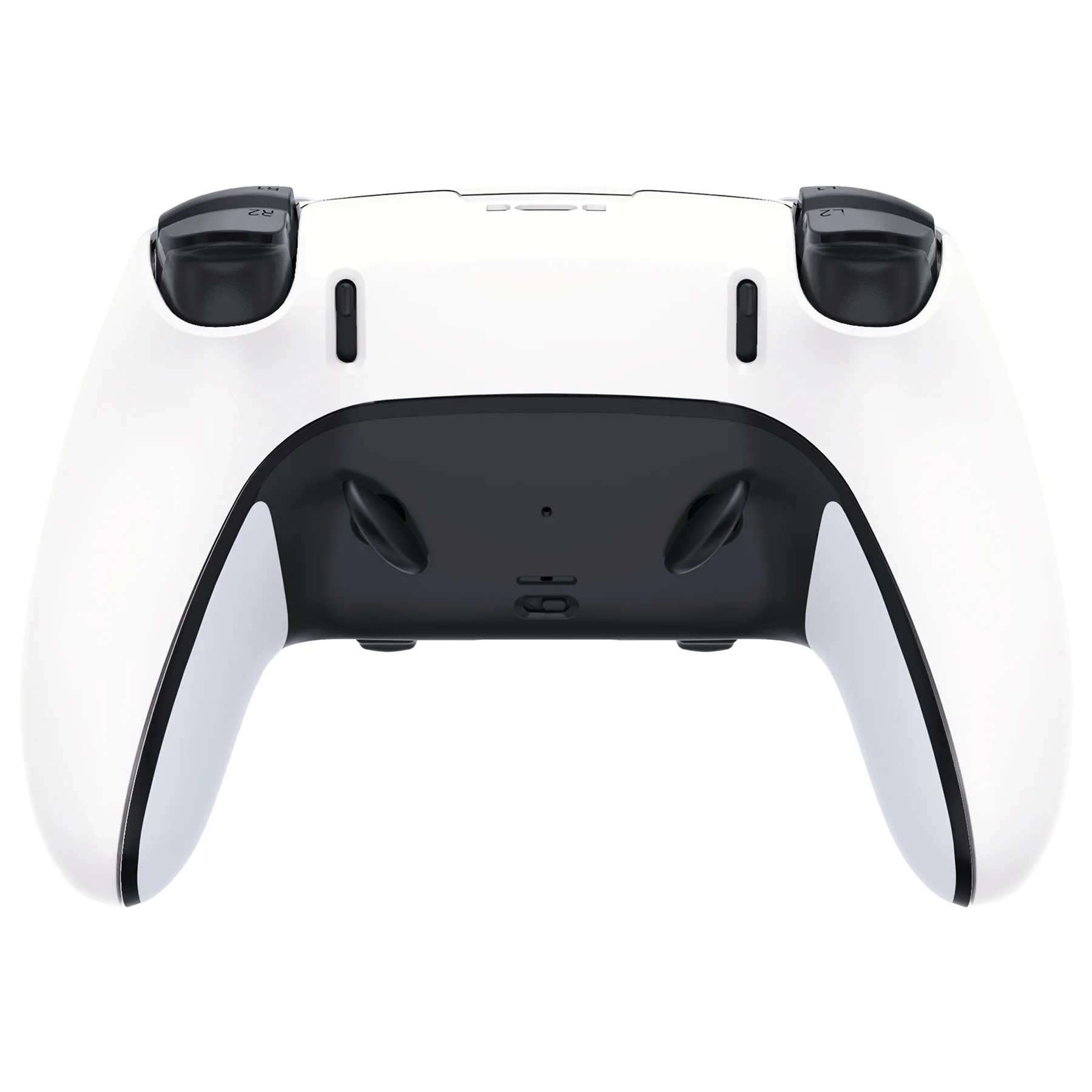 eXtremeRate Replacement Back Housing Bottom Shell Compatible with PS5 Edge Controller - White - Image 2