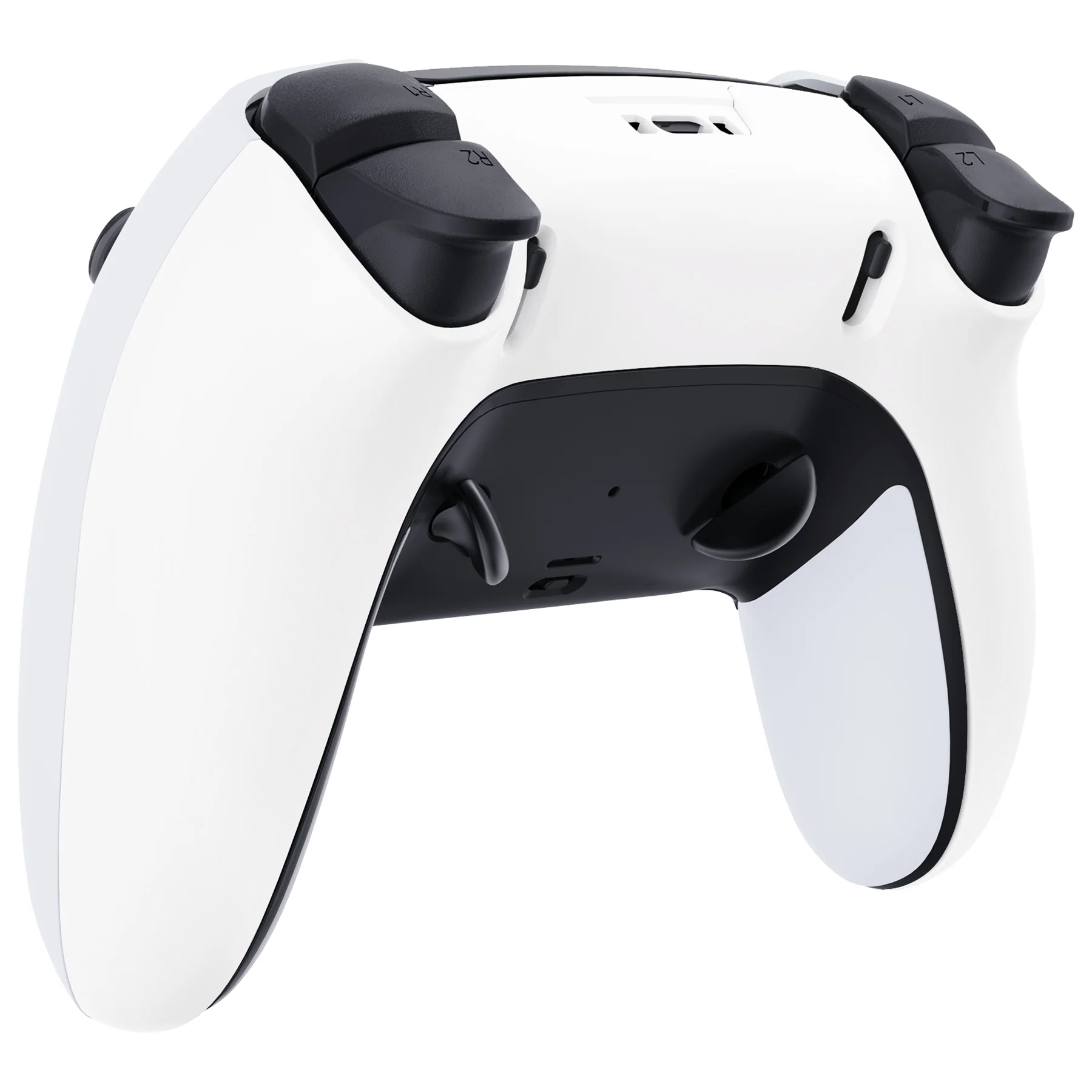 eXtremeRate Replacement Back Housing Bottom Shell Compatible with PS5 Edge Controller - White - Image 3