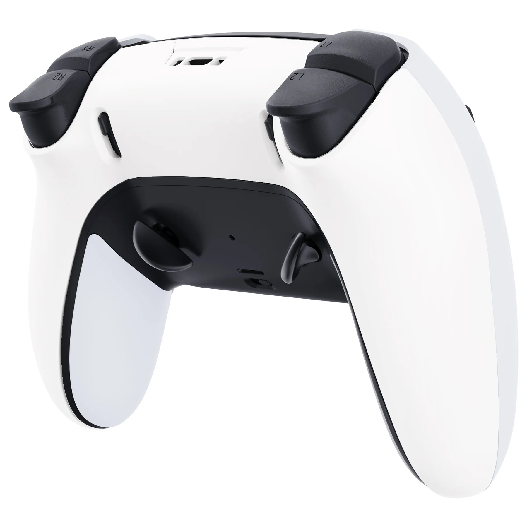 eXtremeRate Replacement Back Housing Bottom Shell Compatible with PS5 Edge Controller - White - Image 4