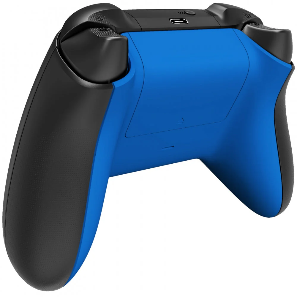 eXtremeRate Replacement Bottom Shell with Battery Cover for Xbox Series X & S Controller - Blue - Image 5