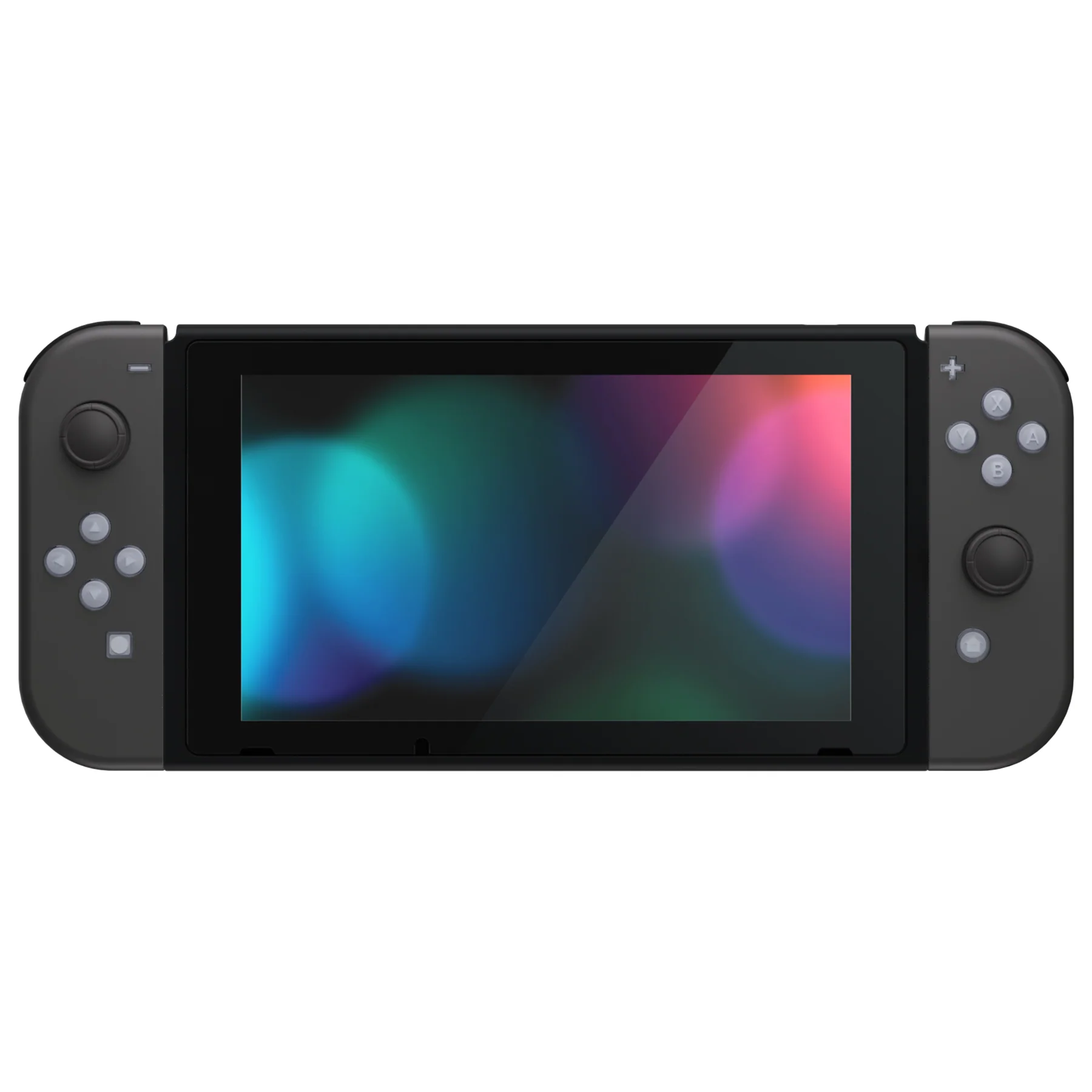 eXtremeRate Replacement Two-Tone Jelly Buttons with Symbols for Joycon of NS Switch - New Hope Gray & Clear - Image 7