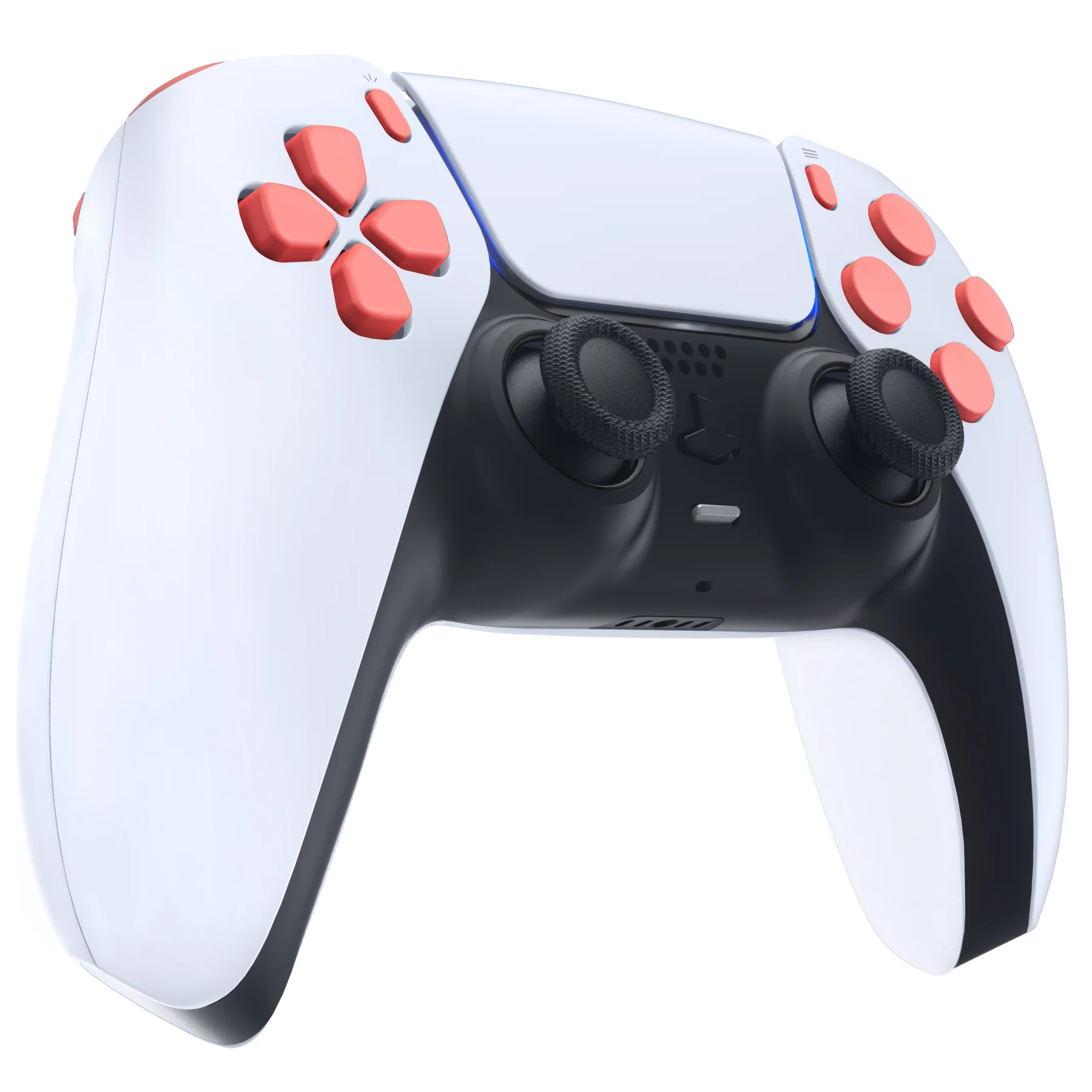 eXtremeRate Replacement Full Set Buttons Compatible with PS5 Controller BDM-010/020 - Coral - Image 5