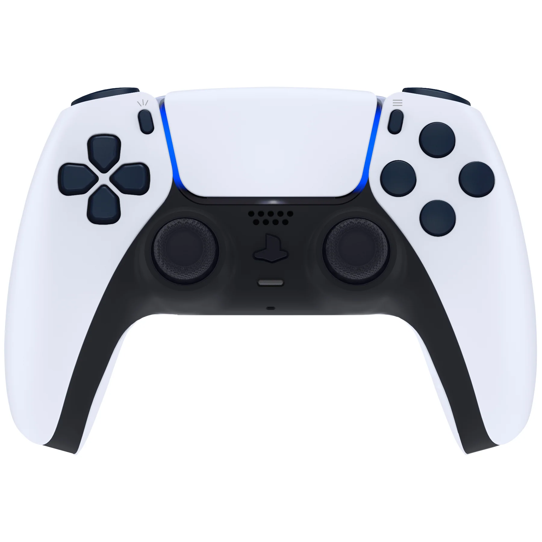 eXtremeRate Replacement Full Set Buttons Compatible with PS5 Controller BDM-010/020 - Midnight Blue - Image 2