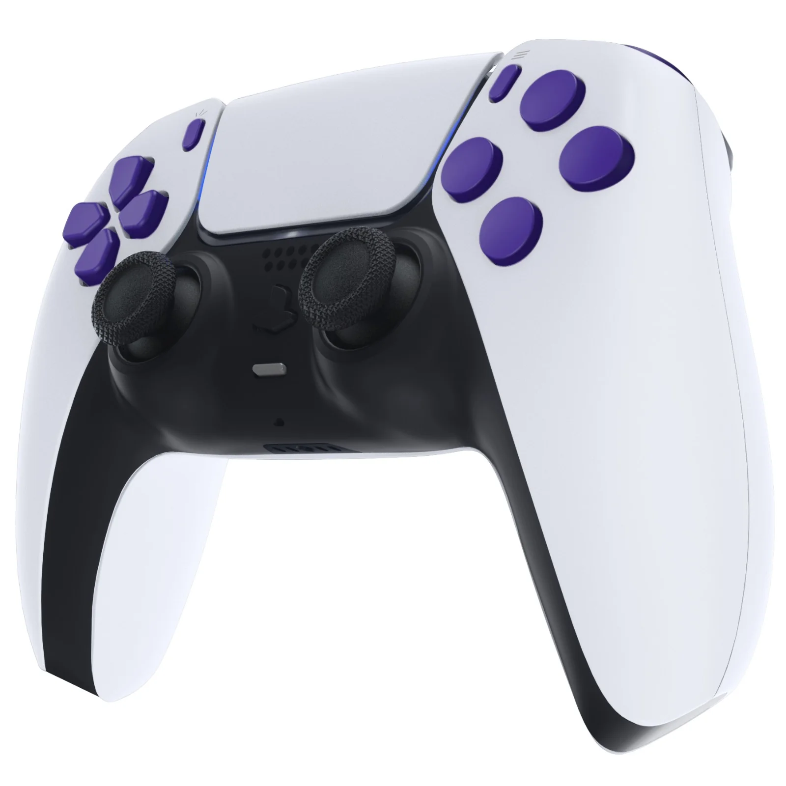 eXtremeRate Replacement Full Set Buttons Compatible with PS5 Controller BDM-010/020 - Purple - Image 4