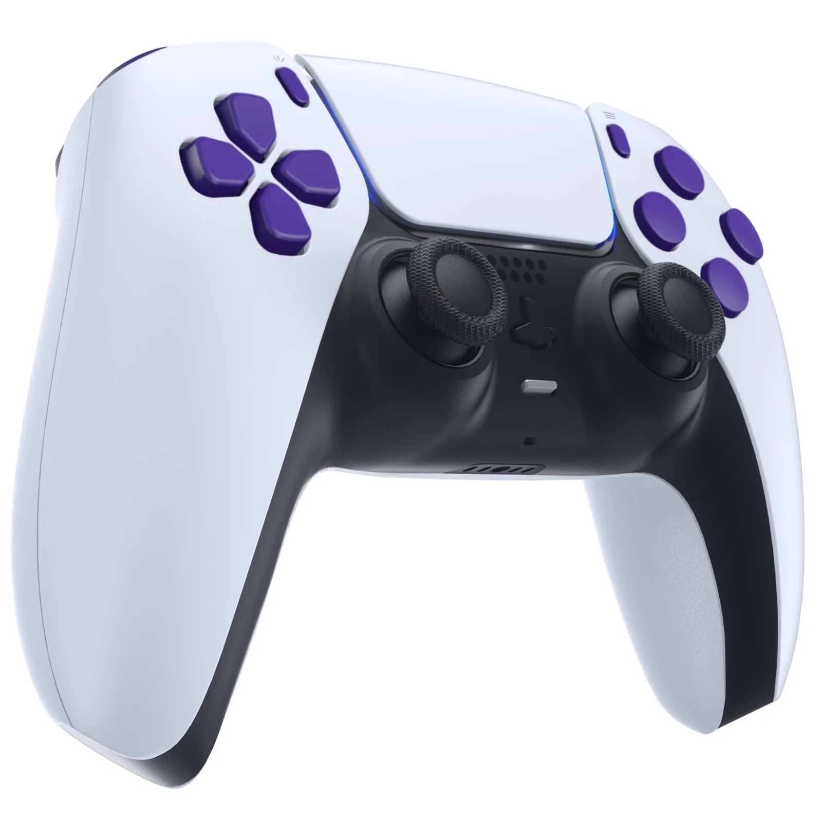 eXtremeRate Replacement Full Set Buttons Compatible with PS5 Controller BDM-010/020 - Purple - Image 5