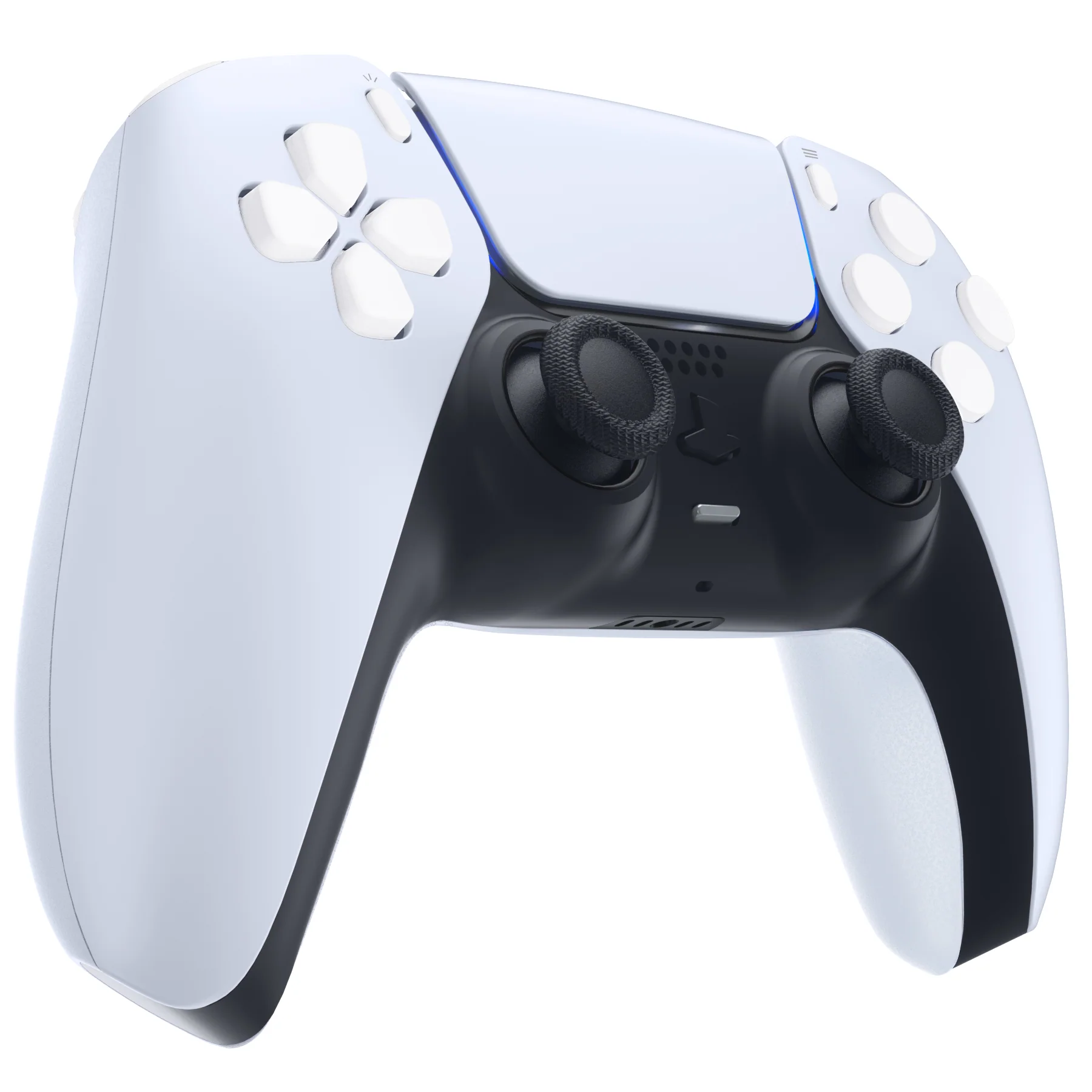 eXtremeRate Replacement Full Set Buttons Compatible with PS5 Controller BDM-010/020 - White - Image 5