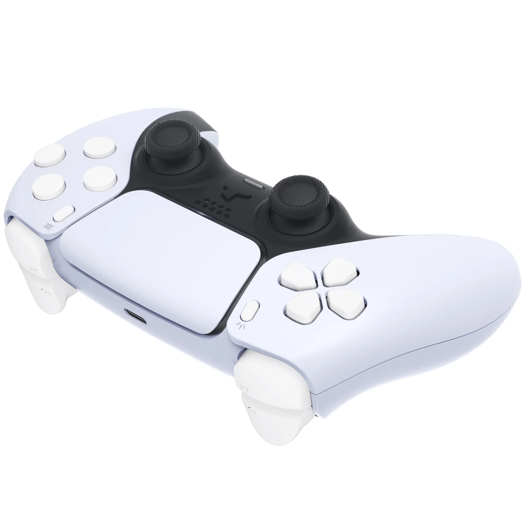 eXtremeRate Replacement Full Set Buttons Compatible with PS5 Controller BDM-010/020 - White - Image 6