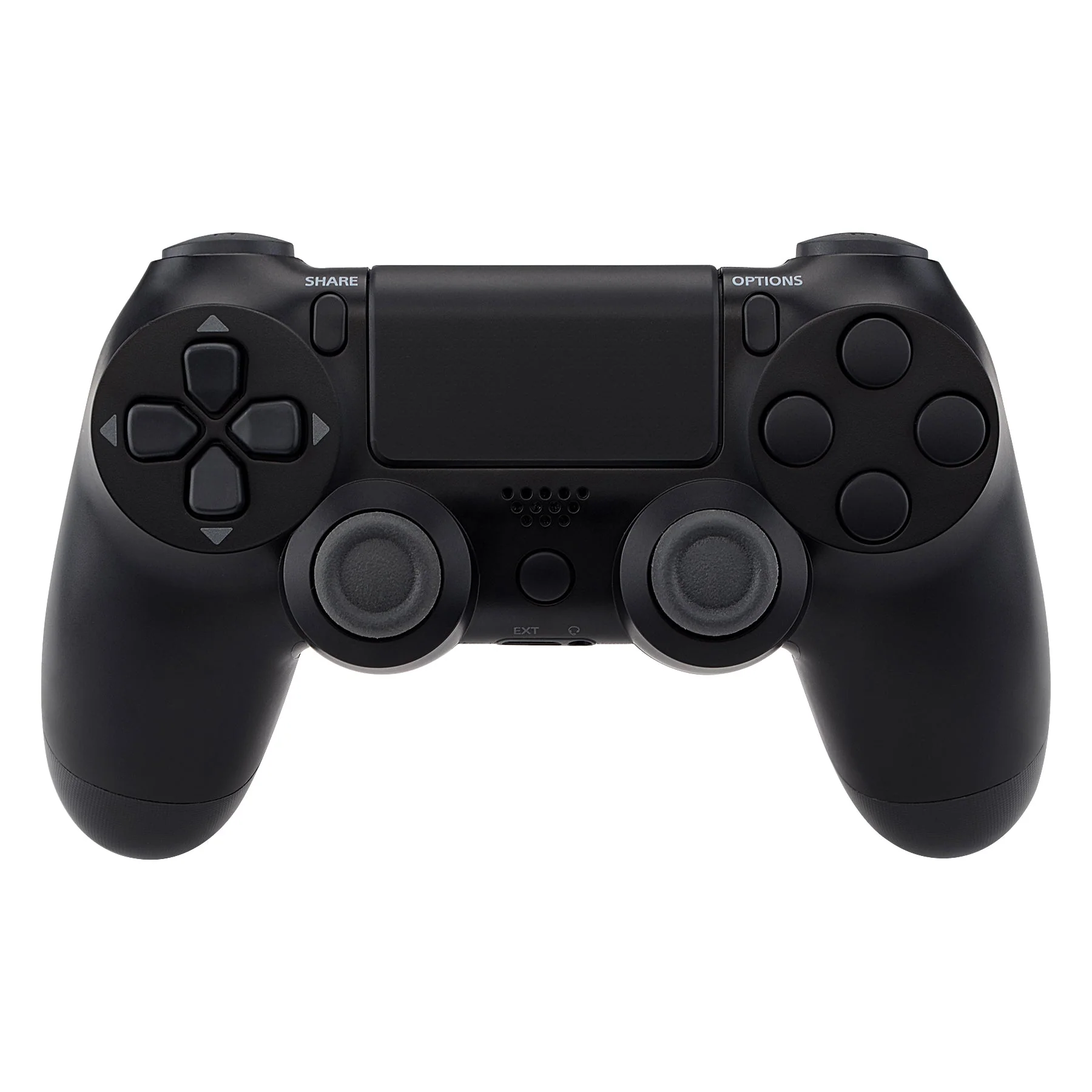 eXtremeRate Replacement Full Set Buttons Compatible with PS4 Slim Pro CUH-ZCT2 Controller - Black - Image 4