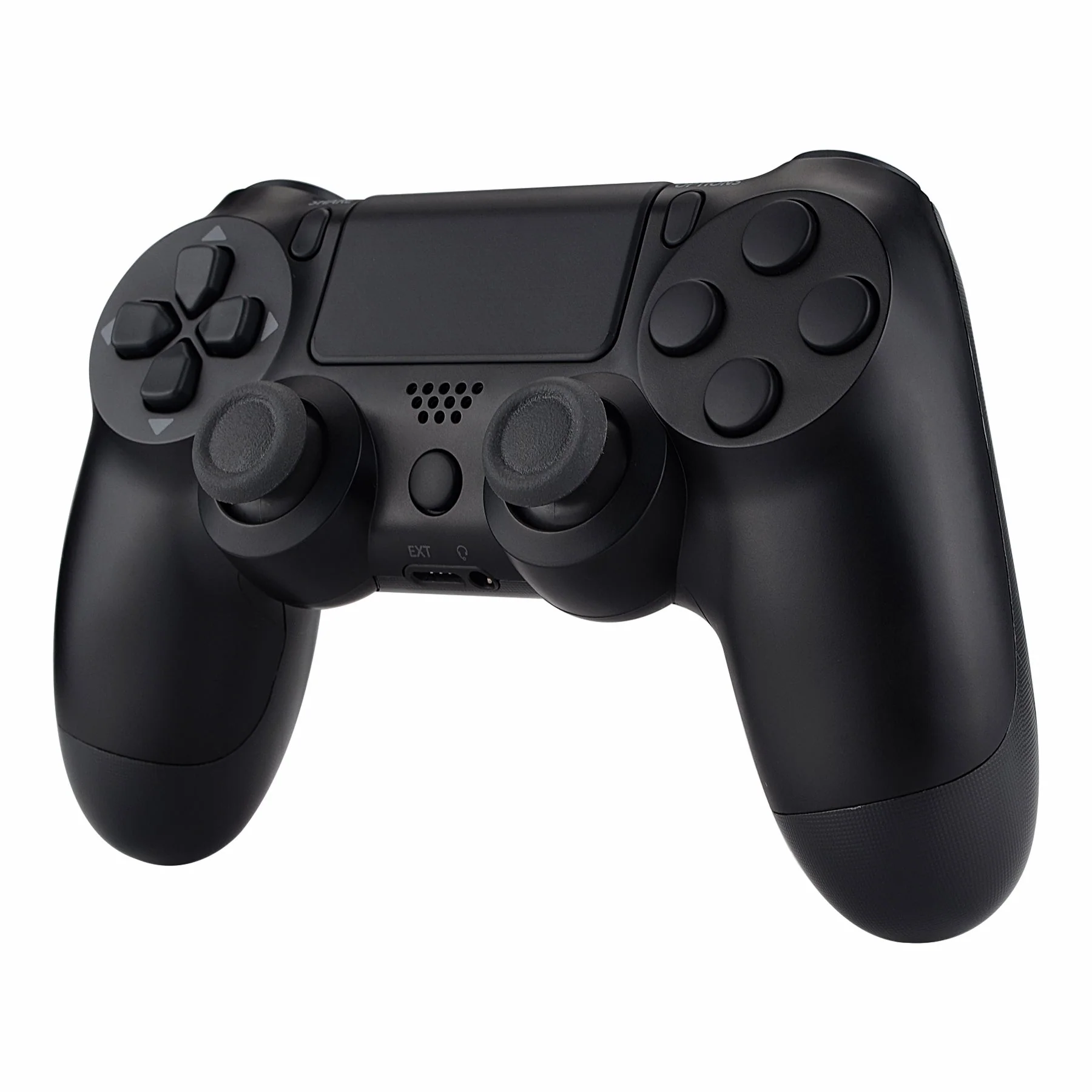 eXtremeRate Replacement Full Set Buttons Compatible with PS4 Slim Pro CUH-ZCT2 Controller - Black - Image 5