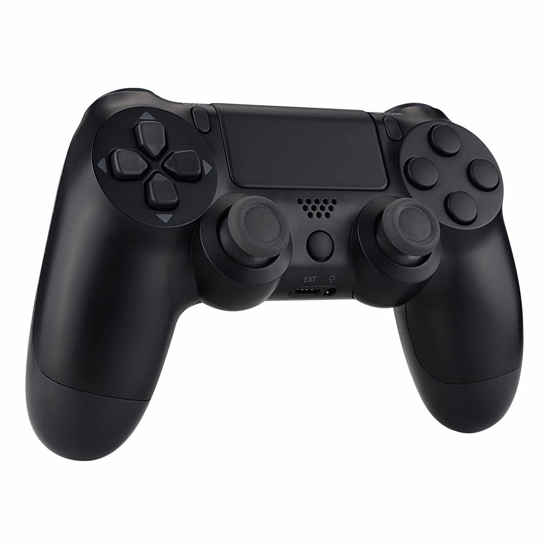 eXtremeRate Replacement Full Set Buttons Compatible with PS4 Slim Pro CUH-ZCT2 Controller - Black - Image 6