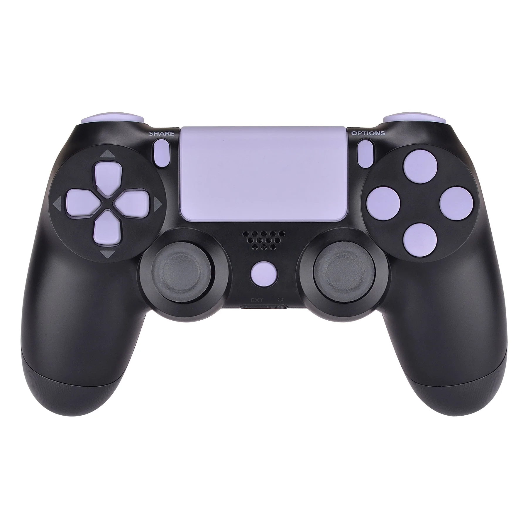eXtremeRate Replacement Full Set Buttons Compatible with PS4 Slim Pro CUH-ZCT2 Controller - Light Violet - Image 4