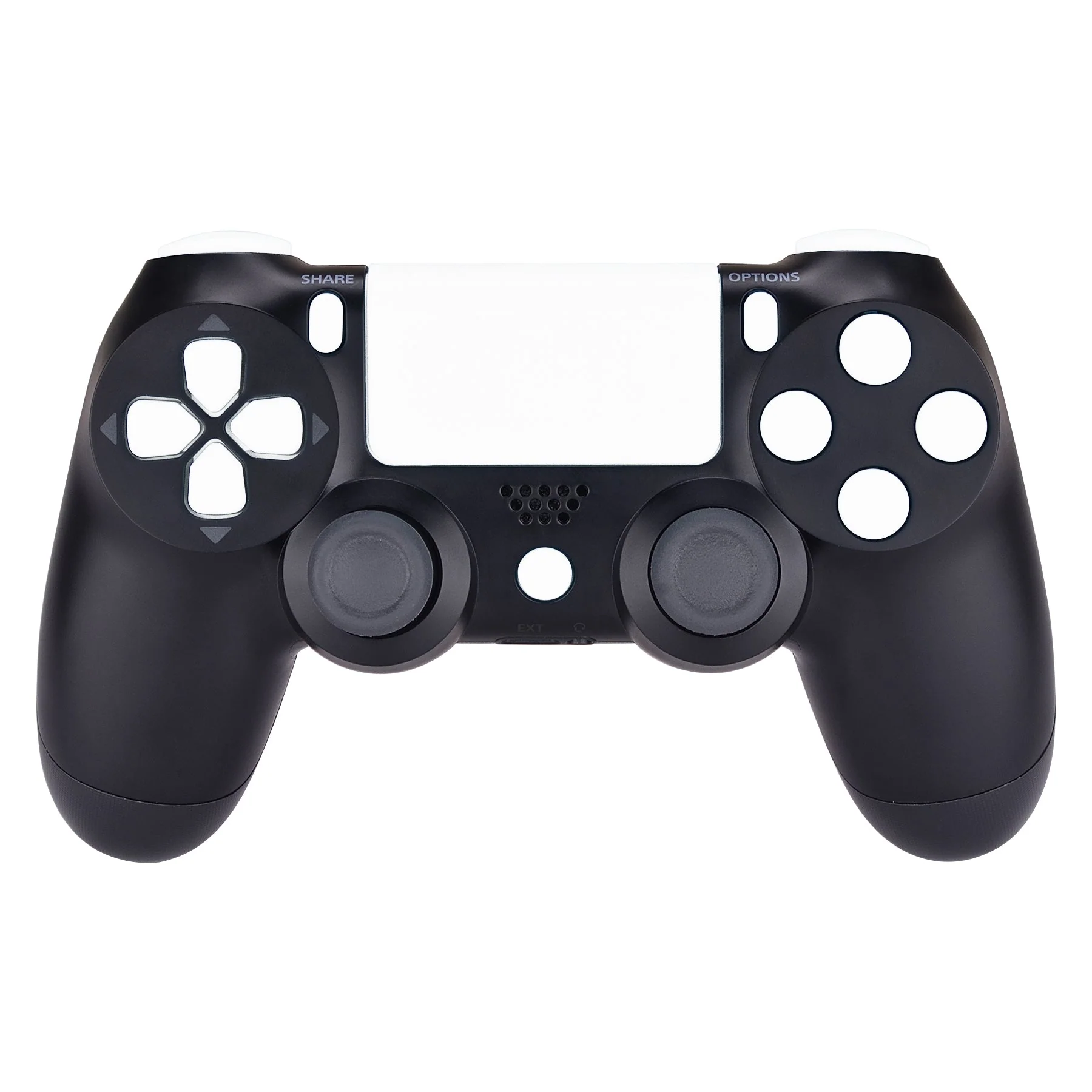 eXtremeRate Replacement Full Set Buttons Compatible with PS4 Slim Pro CUH-ZCT2 Controller - White - Image 4