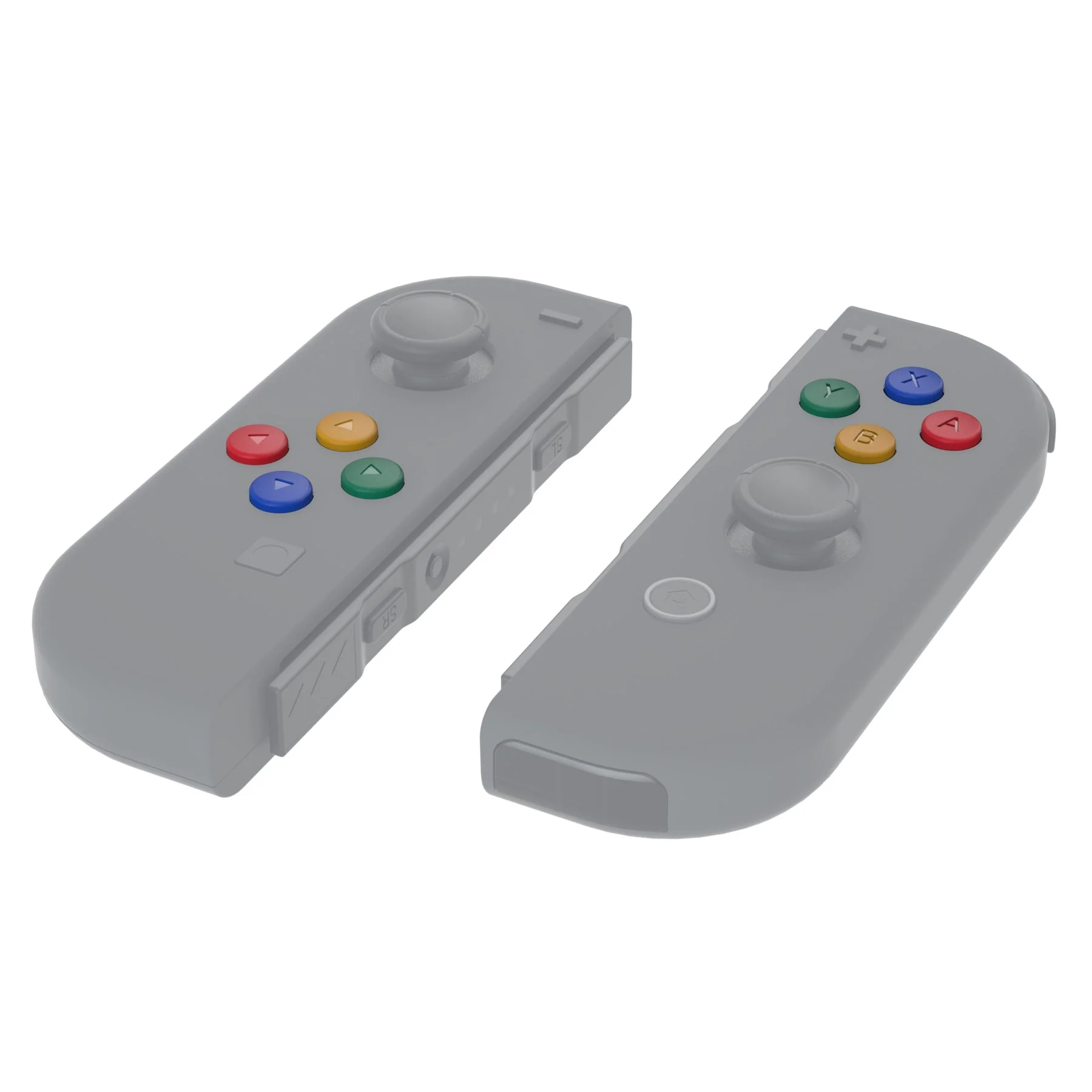 eXtremeRate Replacement Colorful ABXY Buttons Directions Keys for Joycon of NS Switch - Image 5