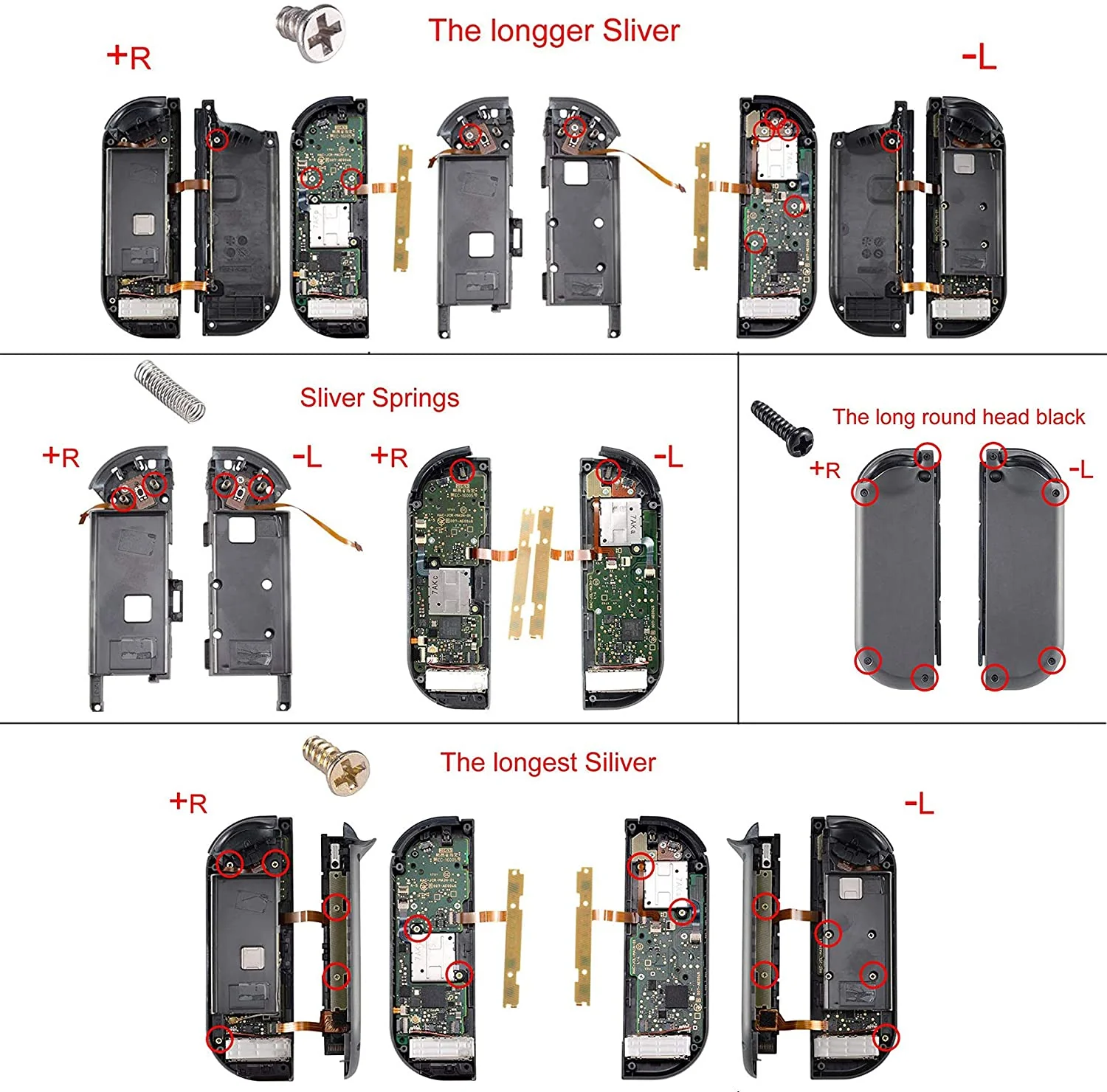 eXtremeRate Replacement Colorful ABXY Buttons Directions Keys for Joycon of NS Switch - Image 7