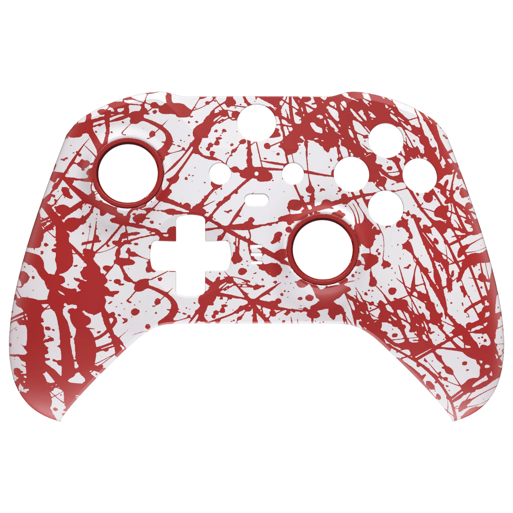 eXtremeRate Replacement Front Housing Shell Case with Accent Rings for Xbox One Elite Series 2 & Elite 2 Core Controller (Model 1797) - Blood - Image 8