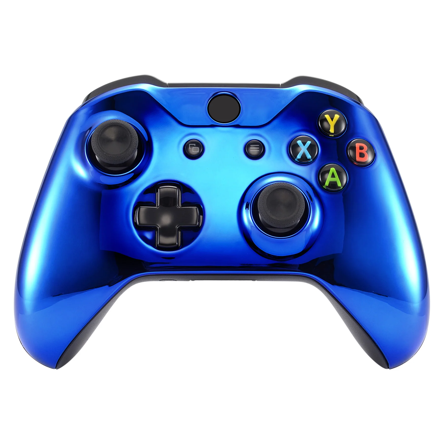 eXtremeRate Replacement Front Housing Shell for Xbox One X & S Controller (Model 1708) - Chrome blue - Image 2