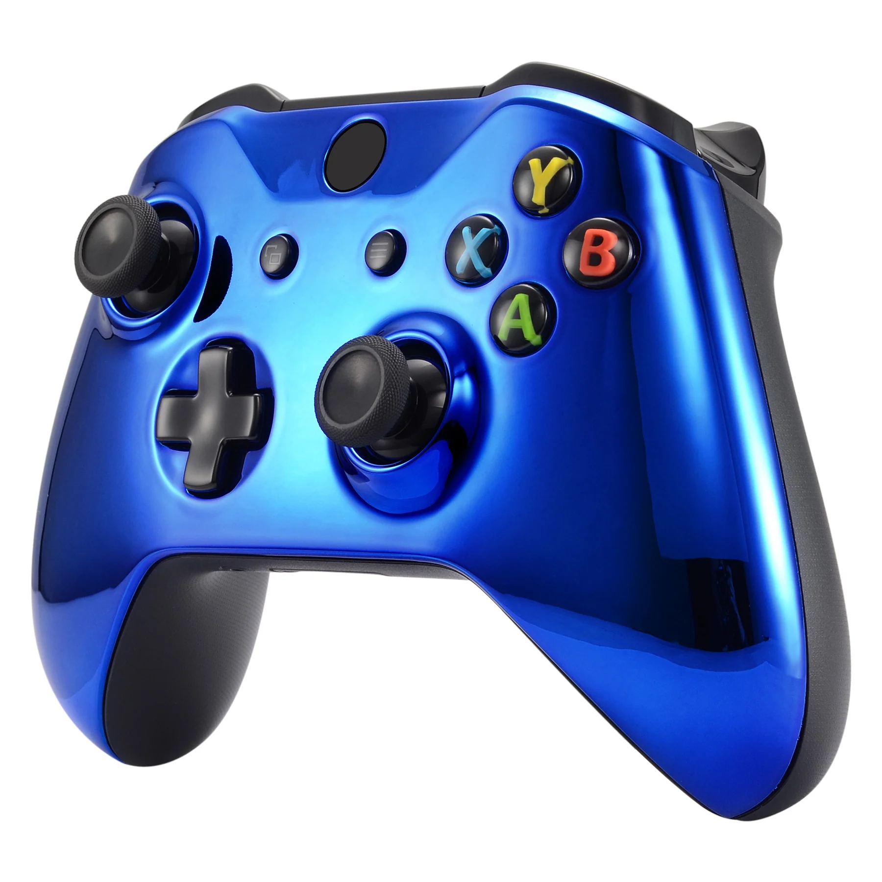 eXtremeRate Replacement Front Housing Shell for Xbox One X & S Controller (Model 1708) - Chrome blue - Image 4