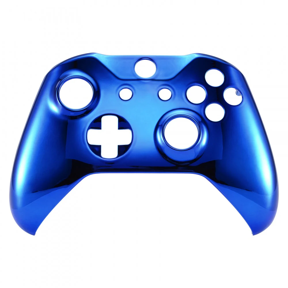 eXtremeRate Replacement Front Housing Shell for Xbox One X & S Controller (Model 1708) - Chrome blue - Image 7