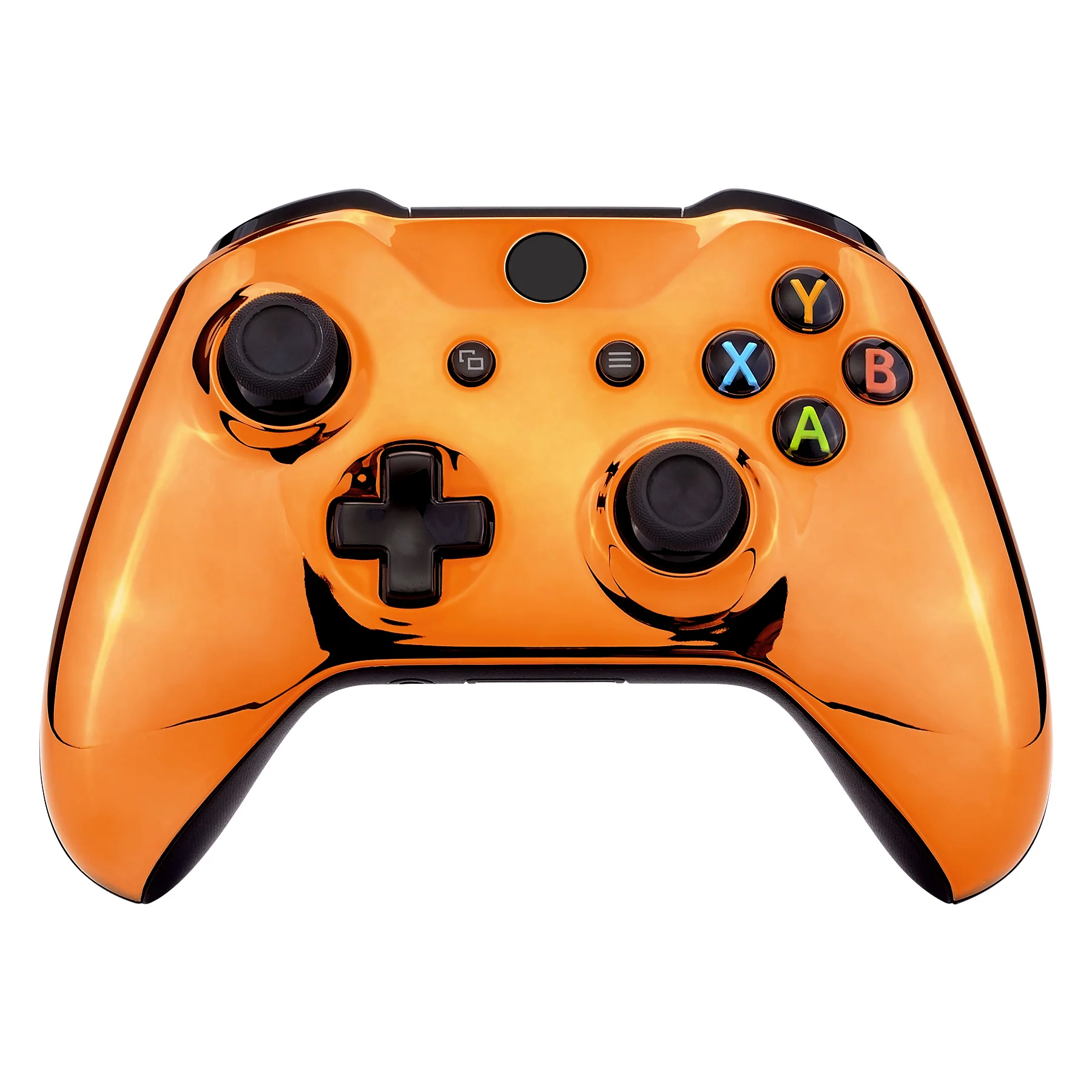 eXtremeRate Replacement Front Housing Shell for Xbox One X & S Controller (Model 1708) - Chrome Orange - Image 2