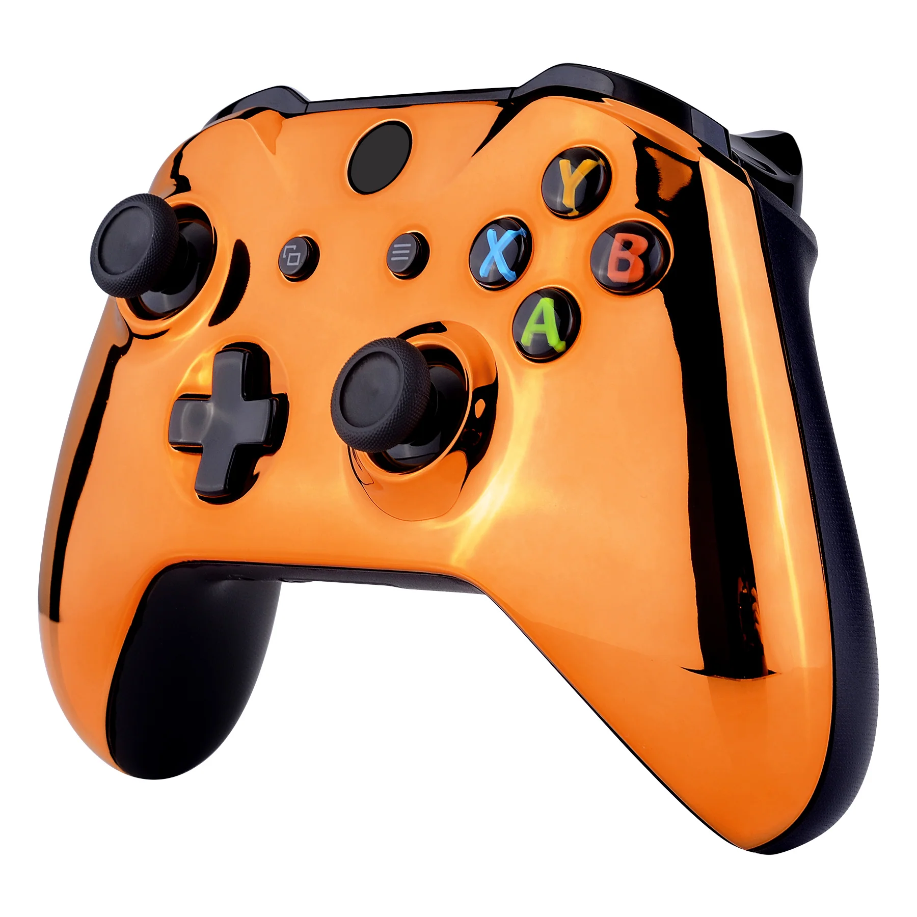 eXtremeRate Replacement Front Housing Shell for Xbox One X & S Controller (Model 1708) - Chrome Orange - Image 4