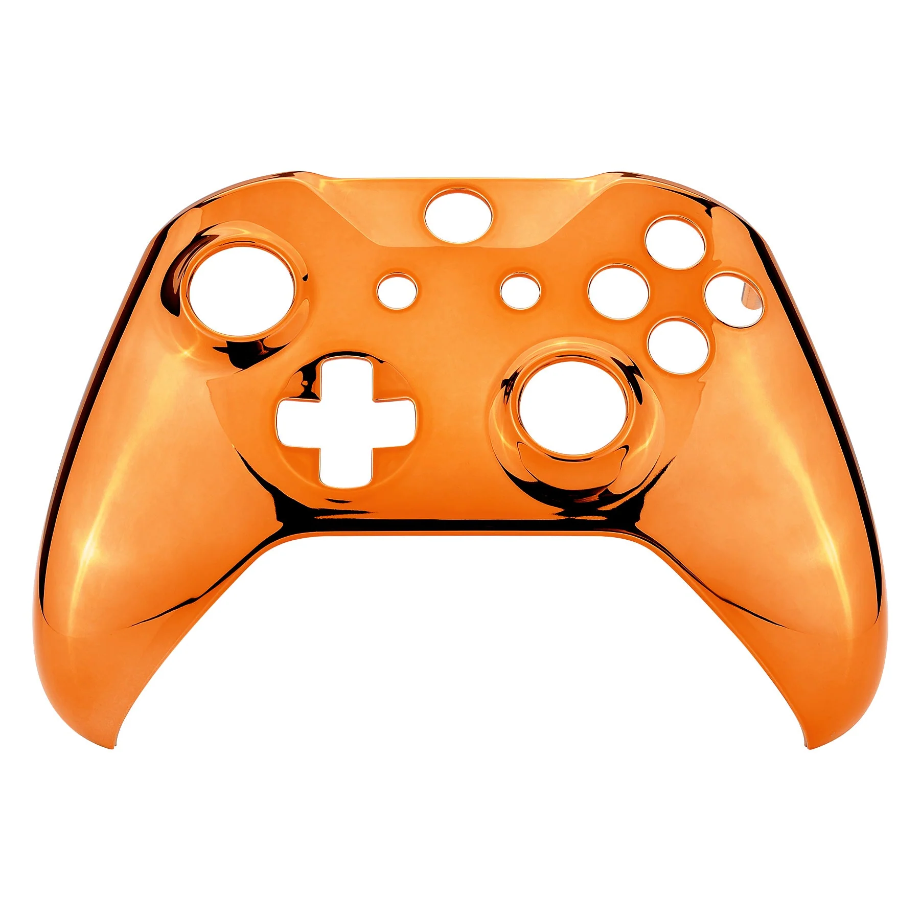 eXtremeRate Replacement Front Housing Shell for Xbox One X & S Controller (Model 1708) - Chrome Orange - Image 7