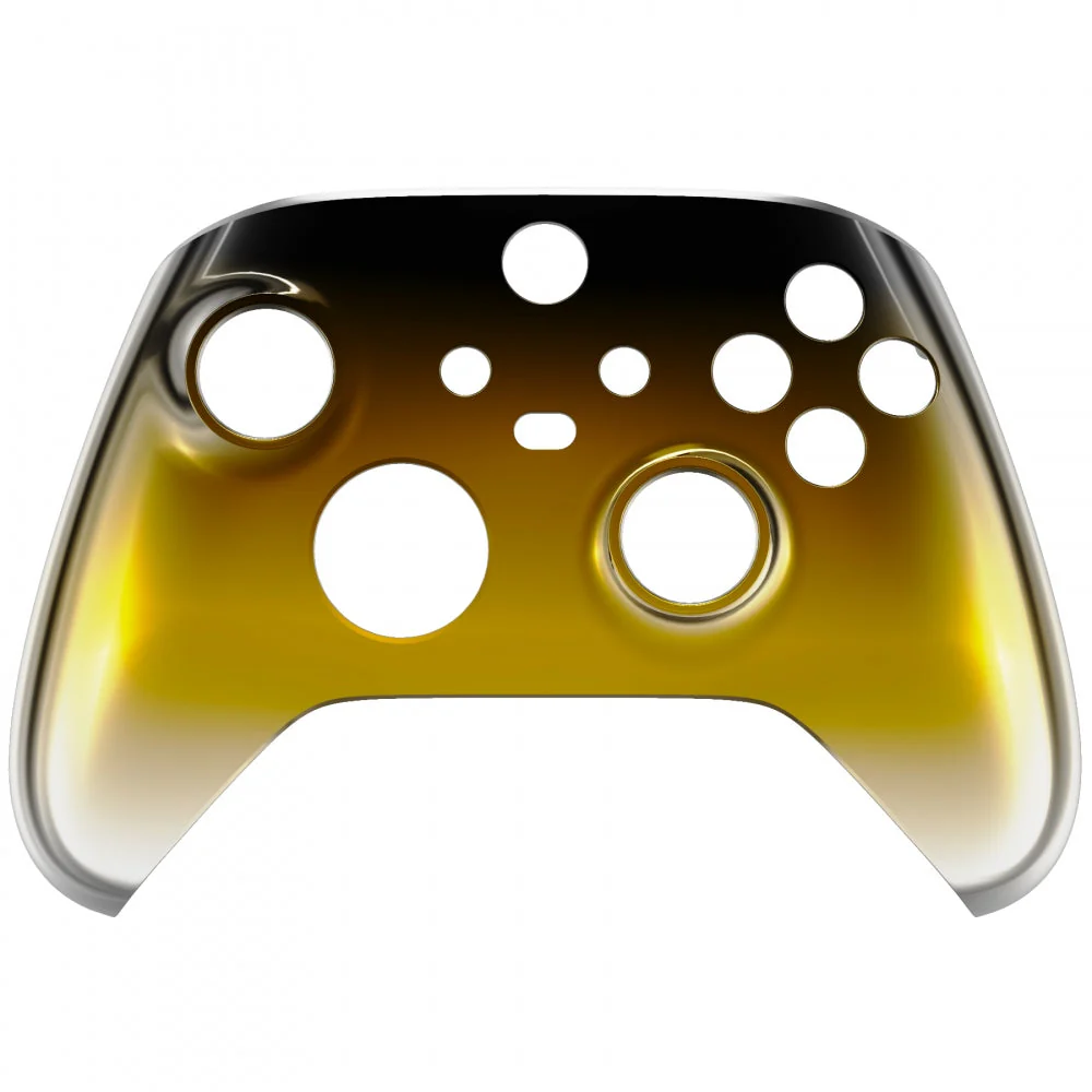 eXtremeRate Replacement Front Housing Shell for Xbox Series X & S Controller - Chrome Black Gold Silver - Image 8
