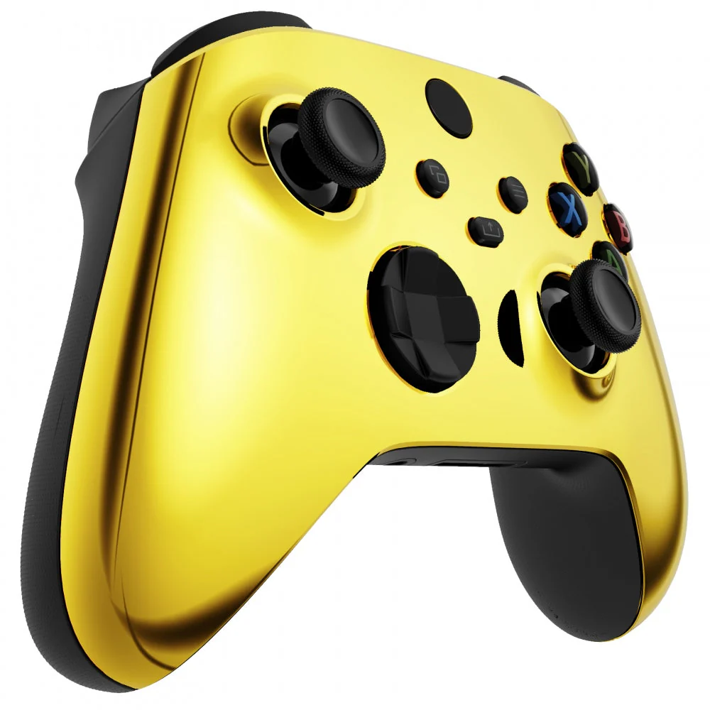 eXtremeRate Replacement Front Housing Shell for Xbox Series X & S Controller - Chrome Gold - Image 5