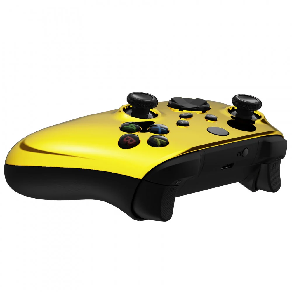 eXtremeRate Replacement Front Housing Shell for Xbox Series X & S Controller - Chrome Gold - Image 6