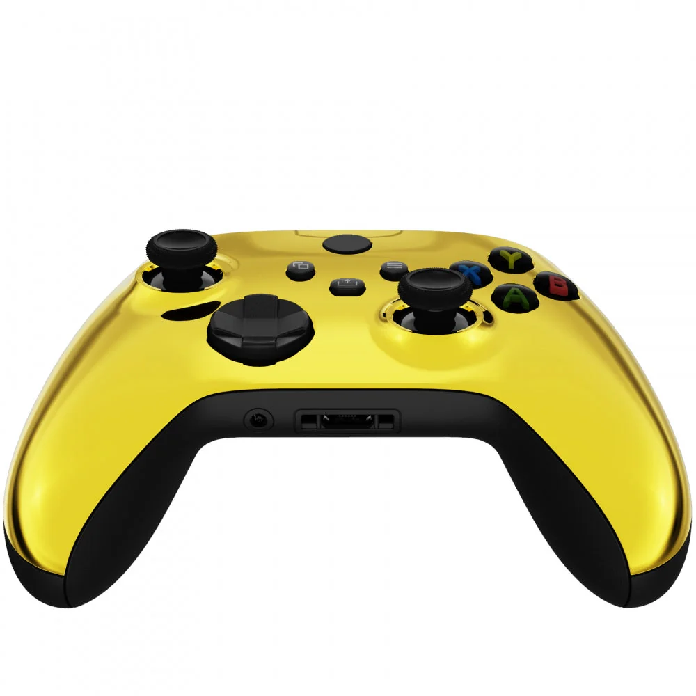 eXtremeRate Replacement Front Housing Shell for Xbox Series X & S Controller - Chrome Gold - Image 7