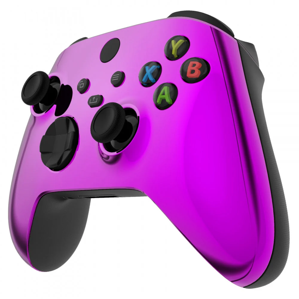 eXtremeRate Replacement Front Housing Shell for Xbox Series X & S Controller - Chrome Purple - Image 4