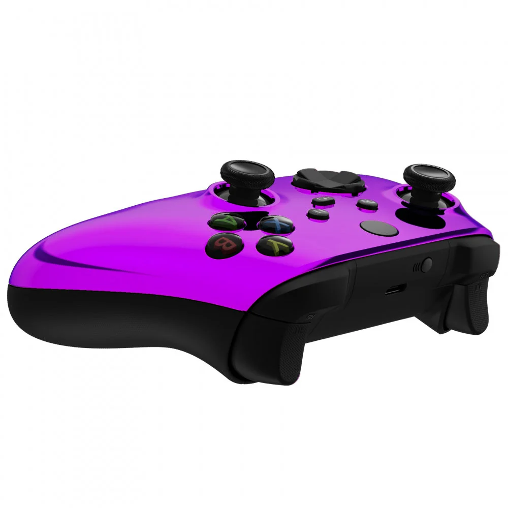 eXtremeRate Replacement Front Housing Shell for Xbox Series X & S Controller - Chrome Purple - Image 6