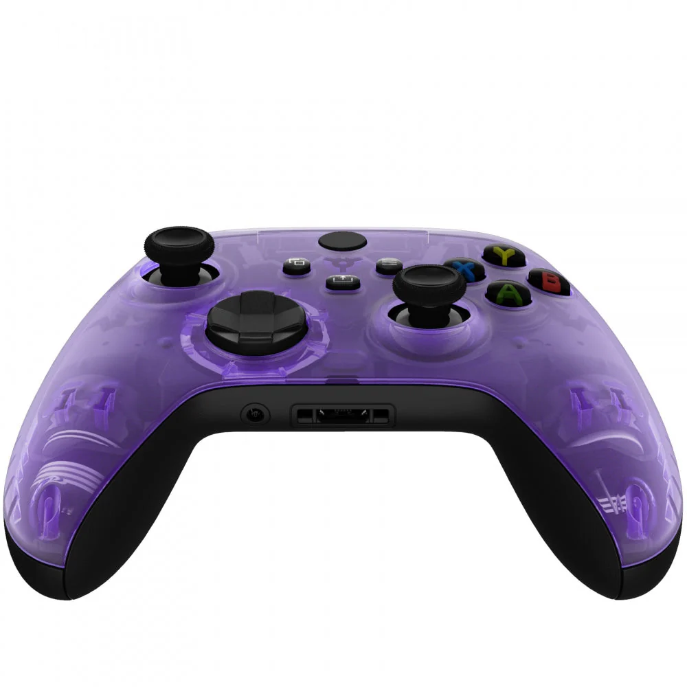 eXtremeRate Replacement Front Housing Shell for Xbox Series X & S Controller - Clear Atomic Purple - Image 7