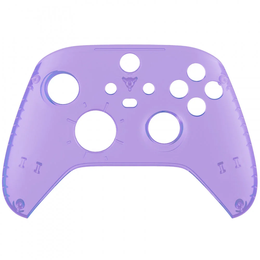 eXtremeRate Replacement Front Housing Shell for Xbox Series X & S Controller - Clear Atomic Purple - Image 8