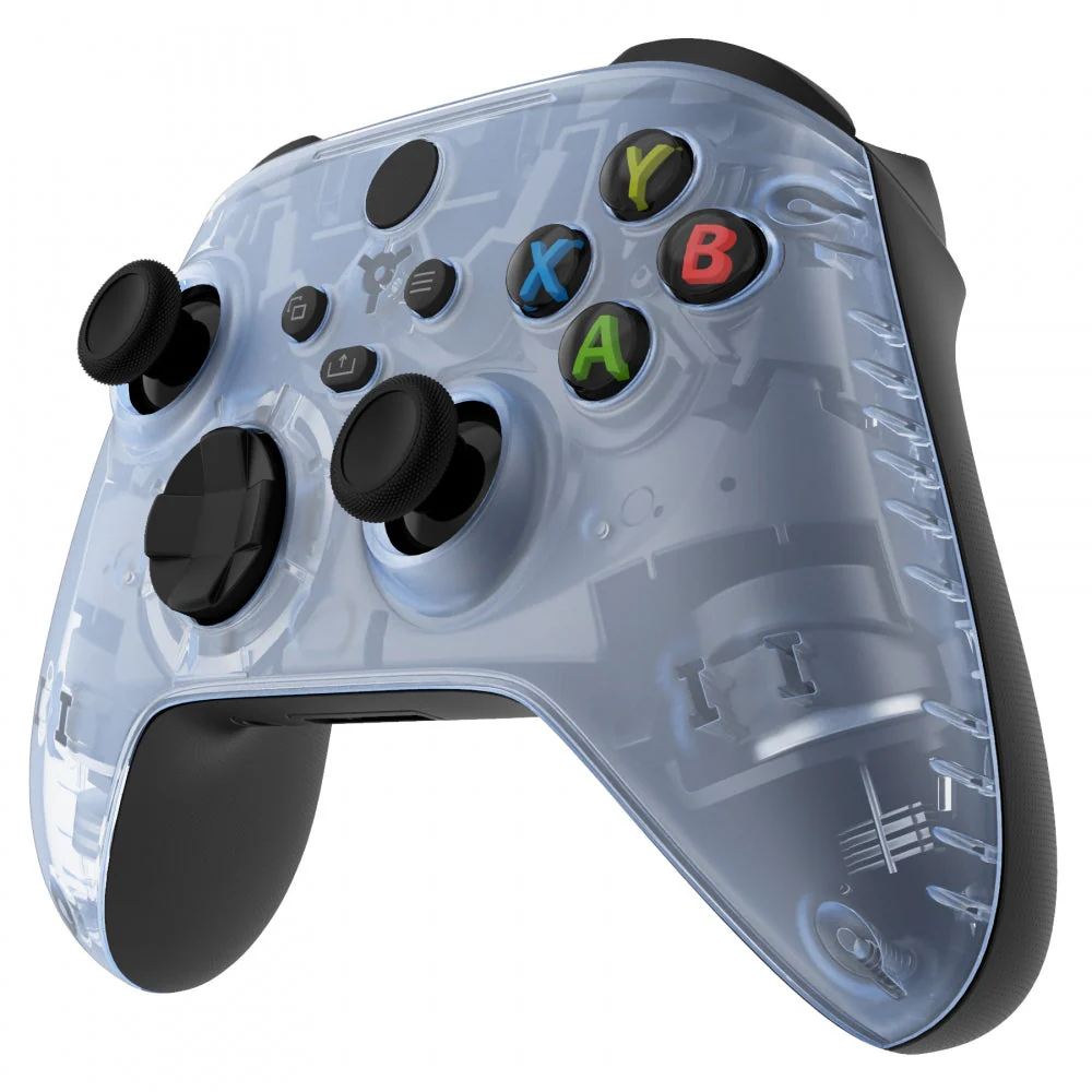 eXtremeRate Replacement Front Housing Shell for Xbox Series X & S Controller - Clear Glacier Blue - Image 4