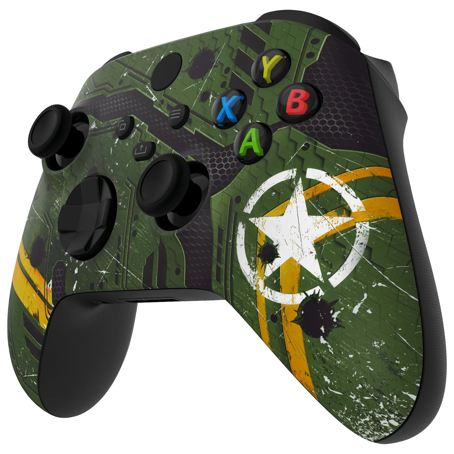 eXtremeRate Replacement Front Housing Shell for Xbox Series X & S Controller - Army Mecha - Image 4