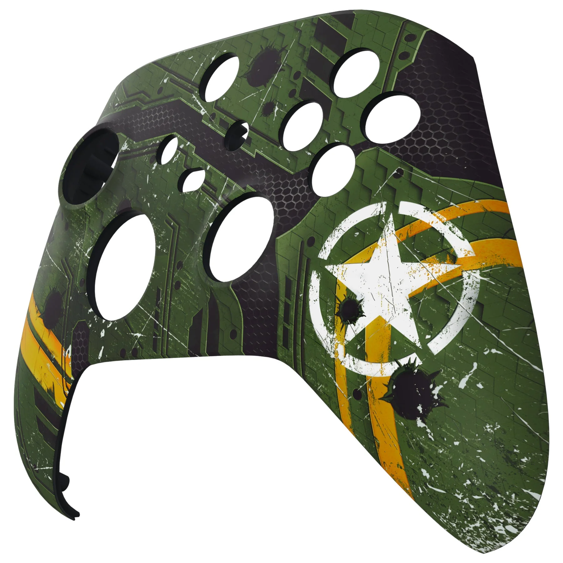 eXtremeRate Replacement Front Housing Shell for Xbox Series X & S Controller - Army Mecha - Image 8