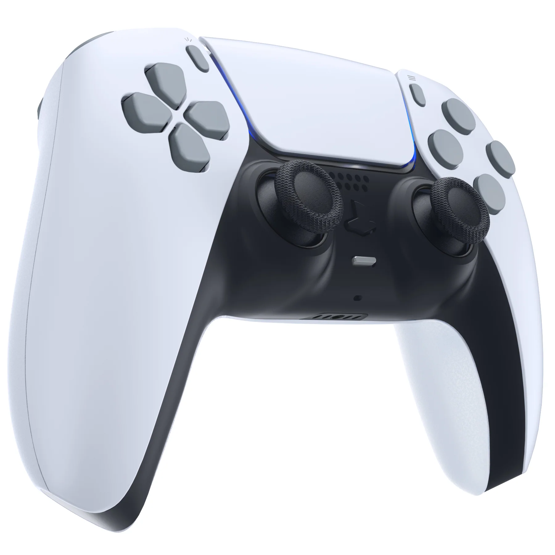 eXtremeRate Replacement Full Set Buttons Compatible with PS5 Controller BDM-030/040/050/060 - New Hope Gray - Image 6