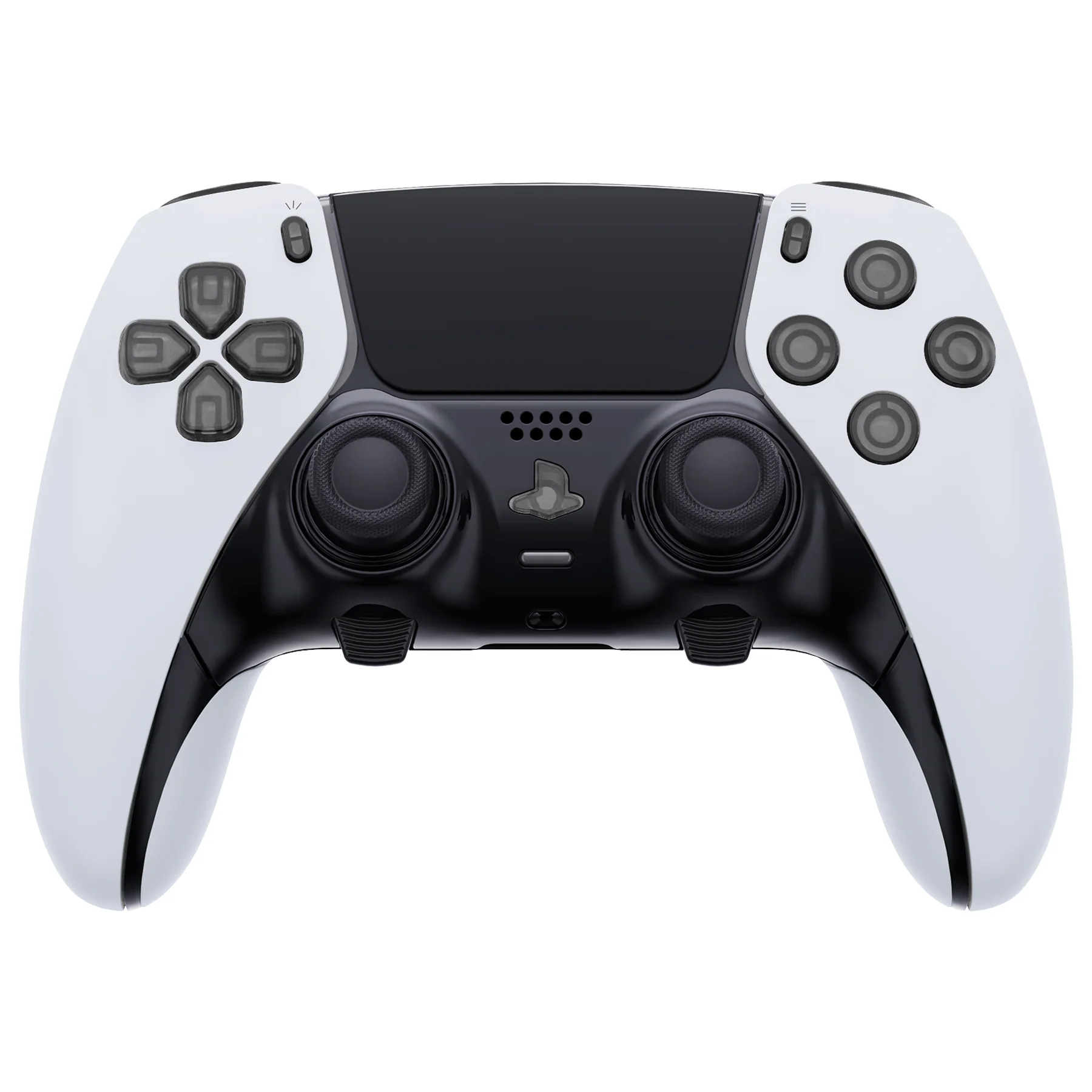 eXtremeRate Replacement Full Set Buttons Compatible with PS5 Edge Controller - Clear Black - Image 3