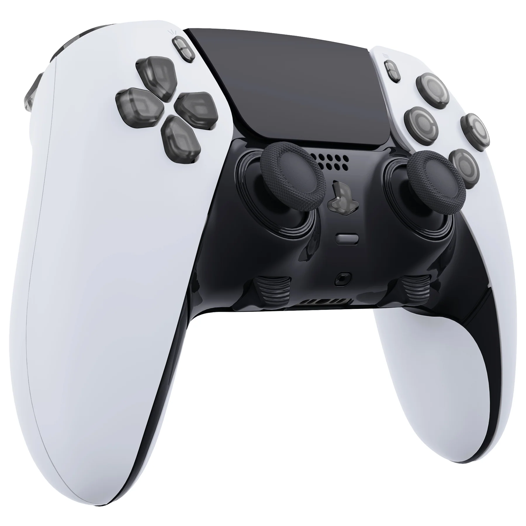 eXtremeRate Replacement Full Set Buttons Compatible with PS5 Edge Controller - Clear Black - Image 5