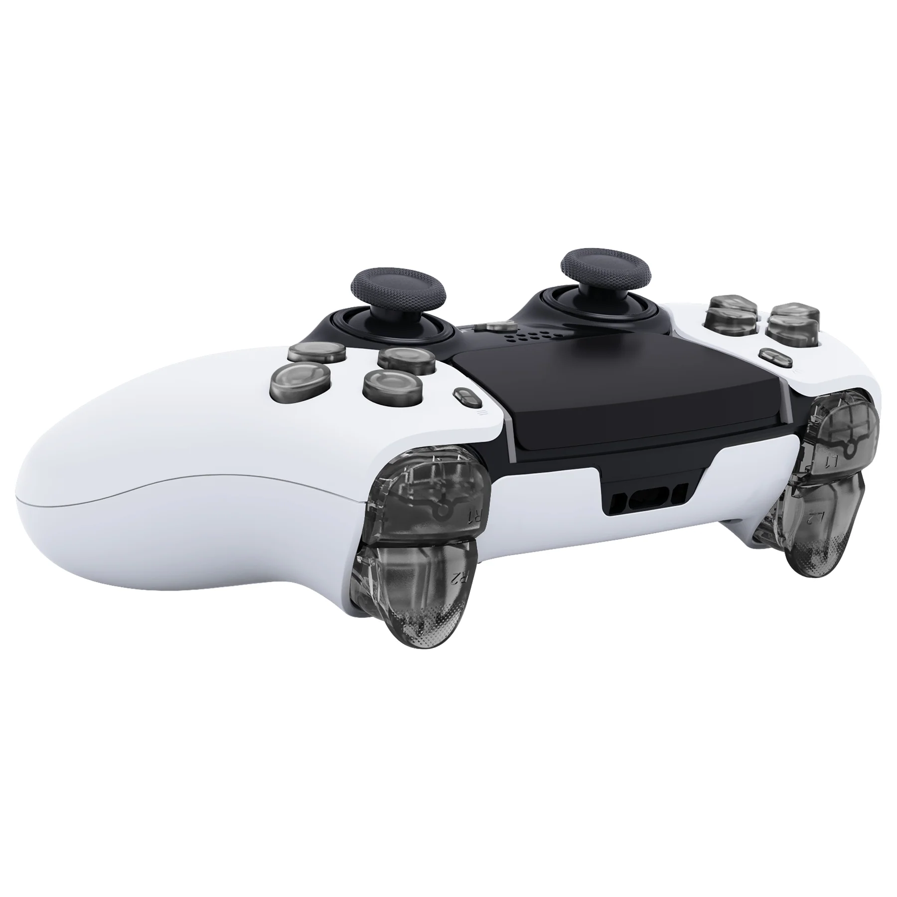 eXtremeRate Replacement Full Set Buttons Compatible with PS5 Edge Controller - Clear Black - Image 7