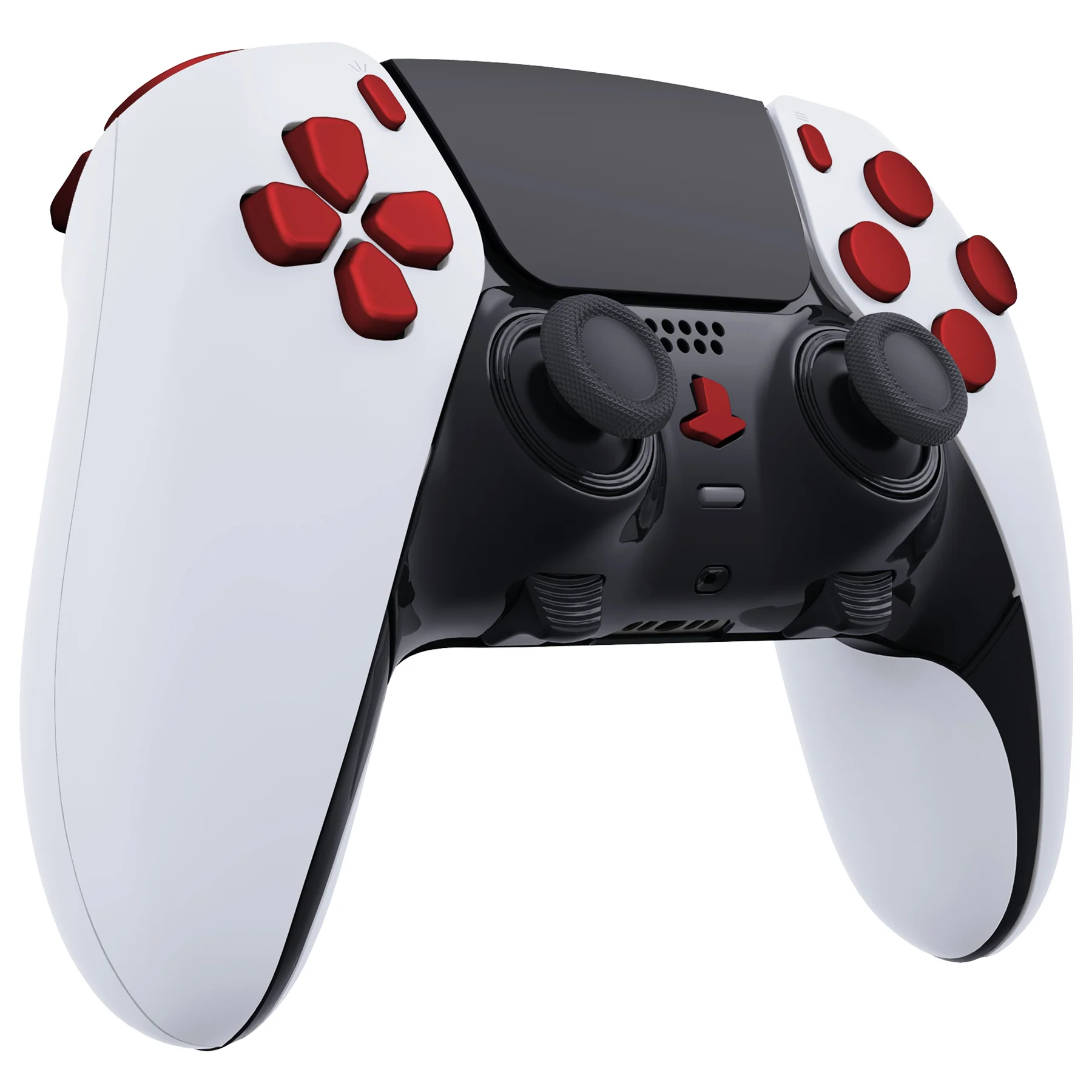 eXtremeRate Replacement Full Set Buttons Compatible with PS5 Edge Controller - Scarlet Red - Image 5