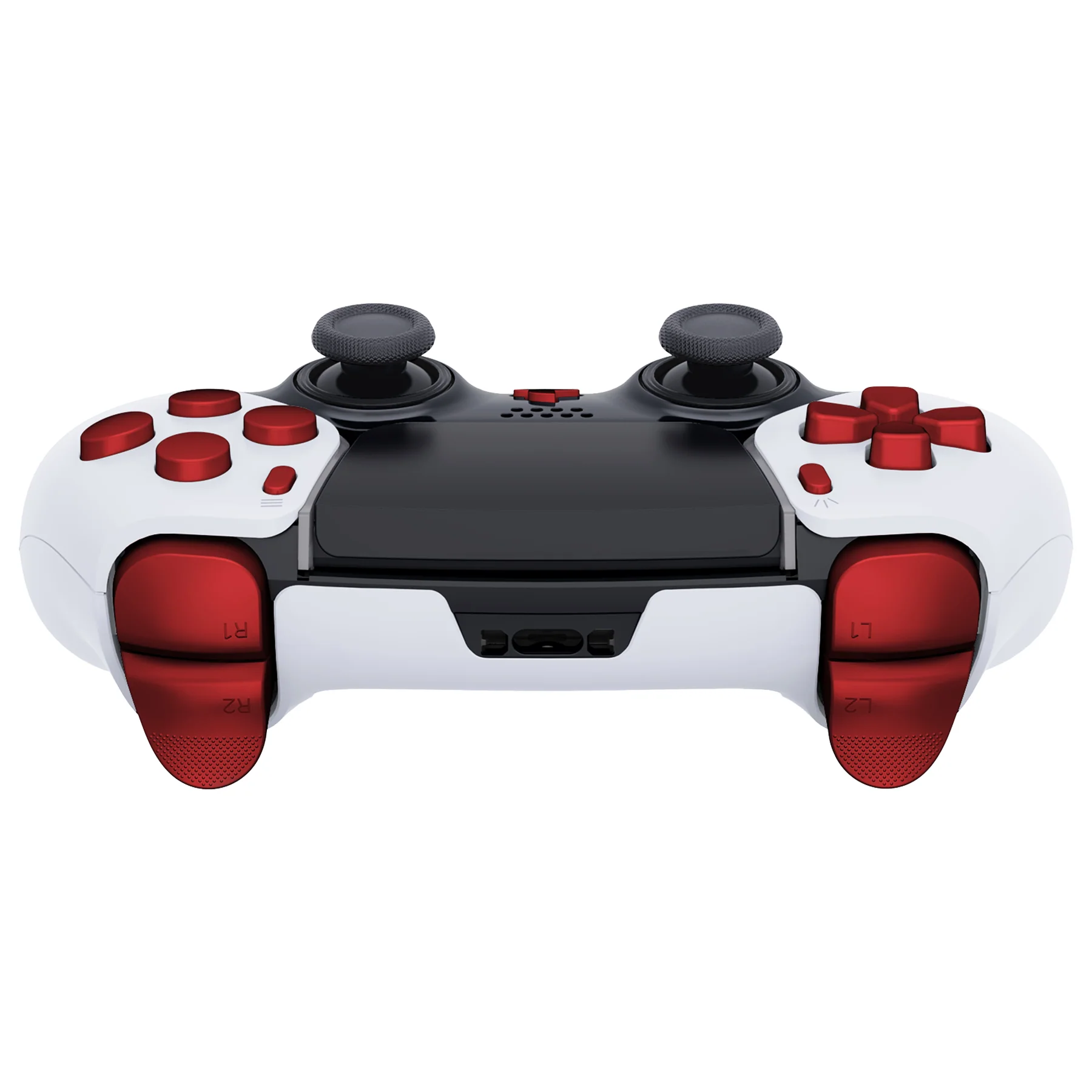 eXtremeRate Replacement Full Set Buttons Compatible with PS5 Edge Controller - Scarlet Red - Image 6